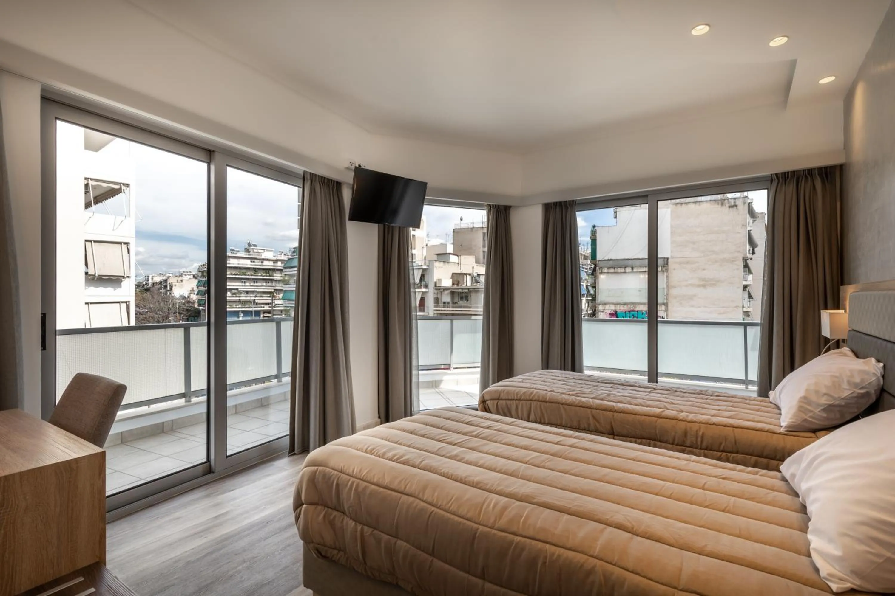 Bed in Xenophon Hotel