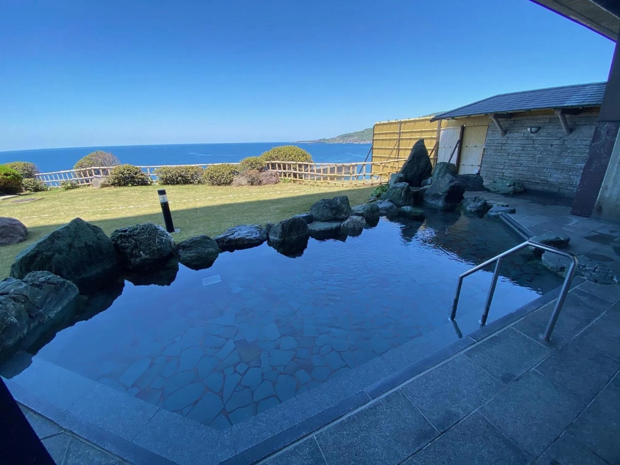Open Air Bath in Hotel Oosado