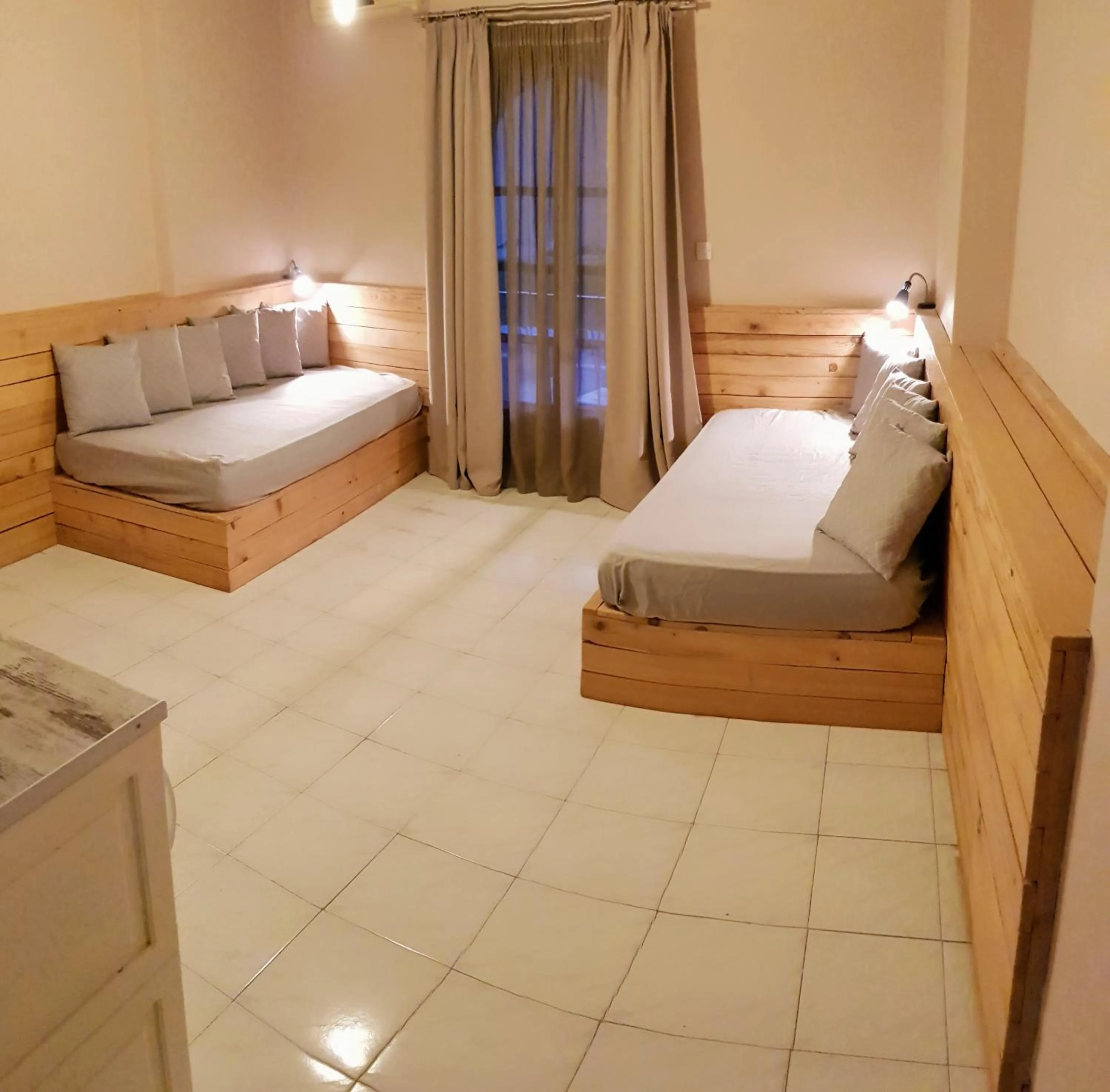 Seating area in Anemos Hotel