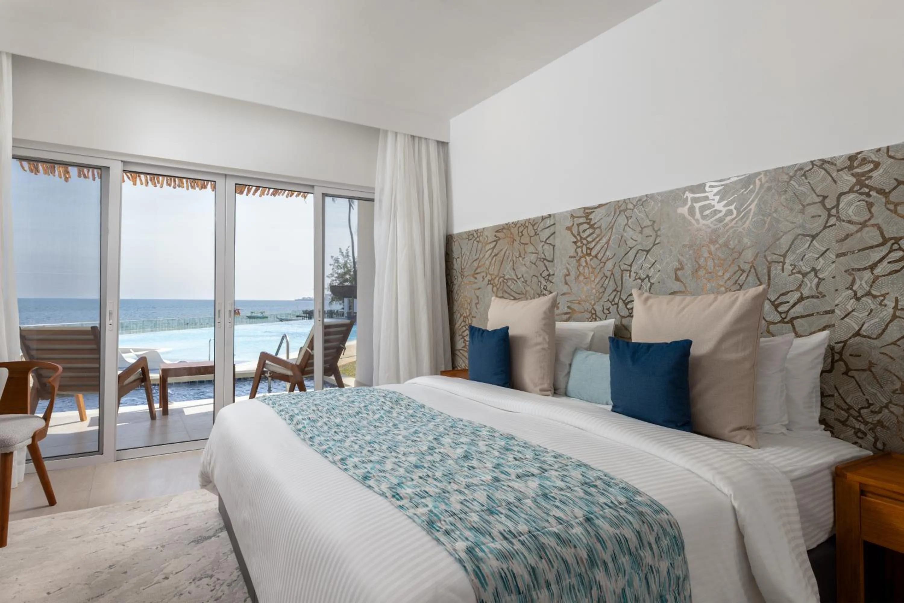 Bed in Bamburi Beach Hotel