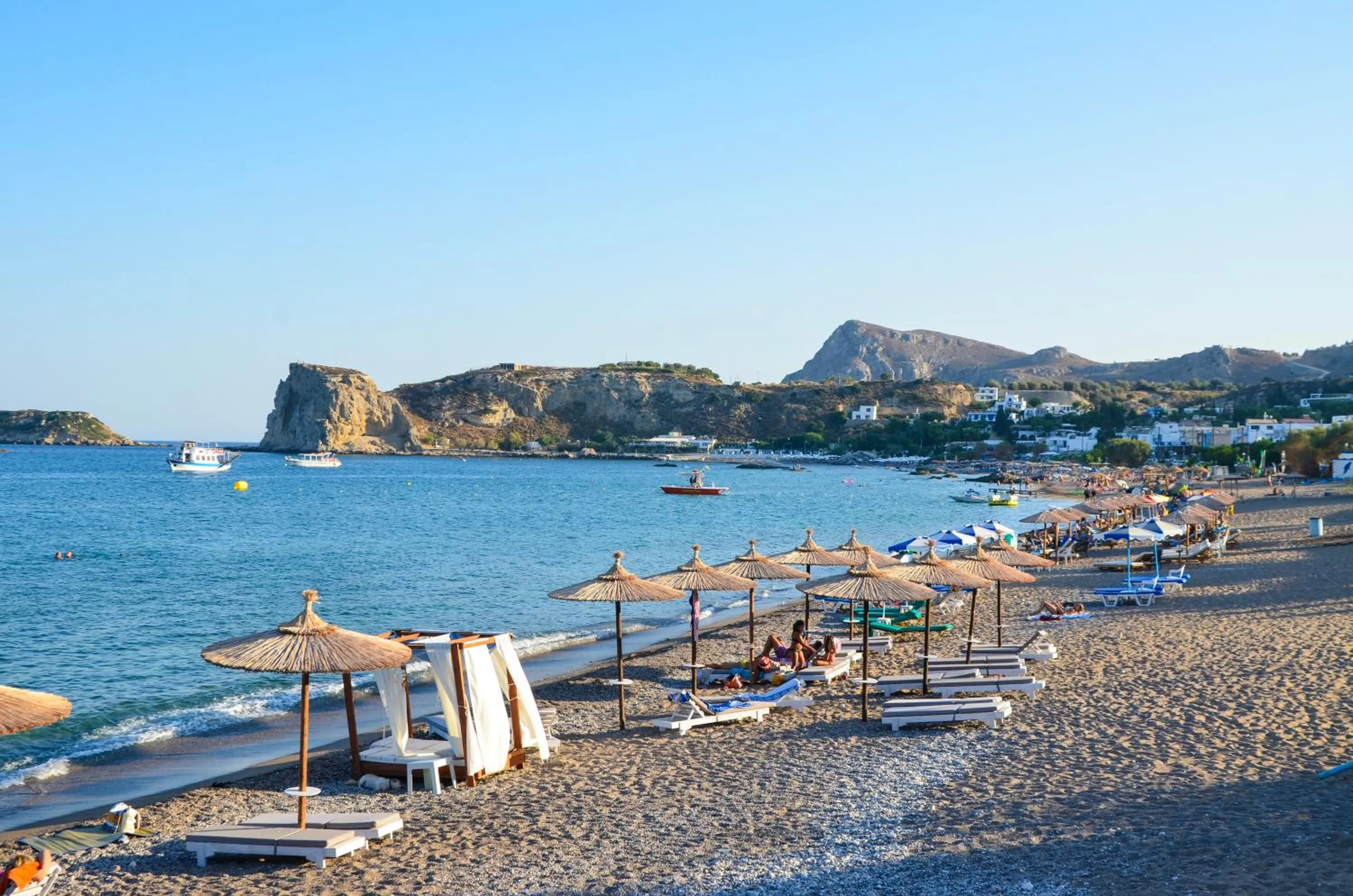 Beach in Stegna Star Apartments