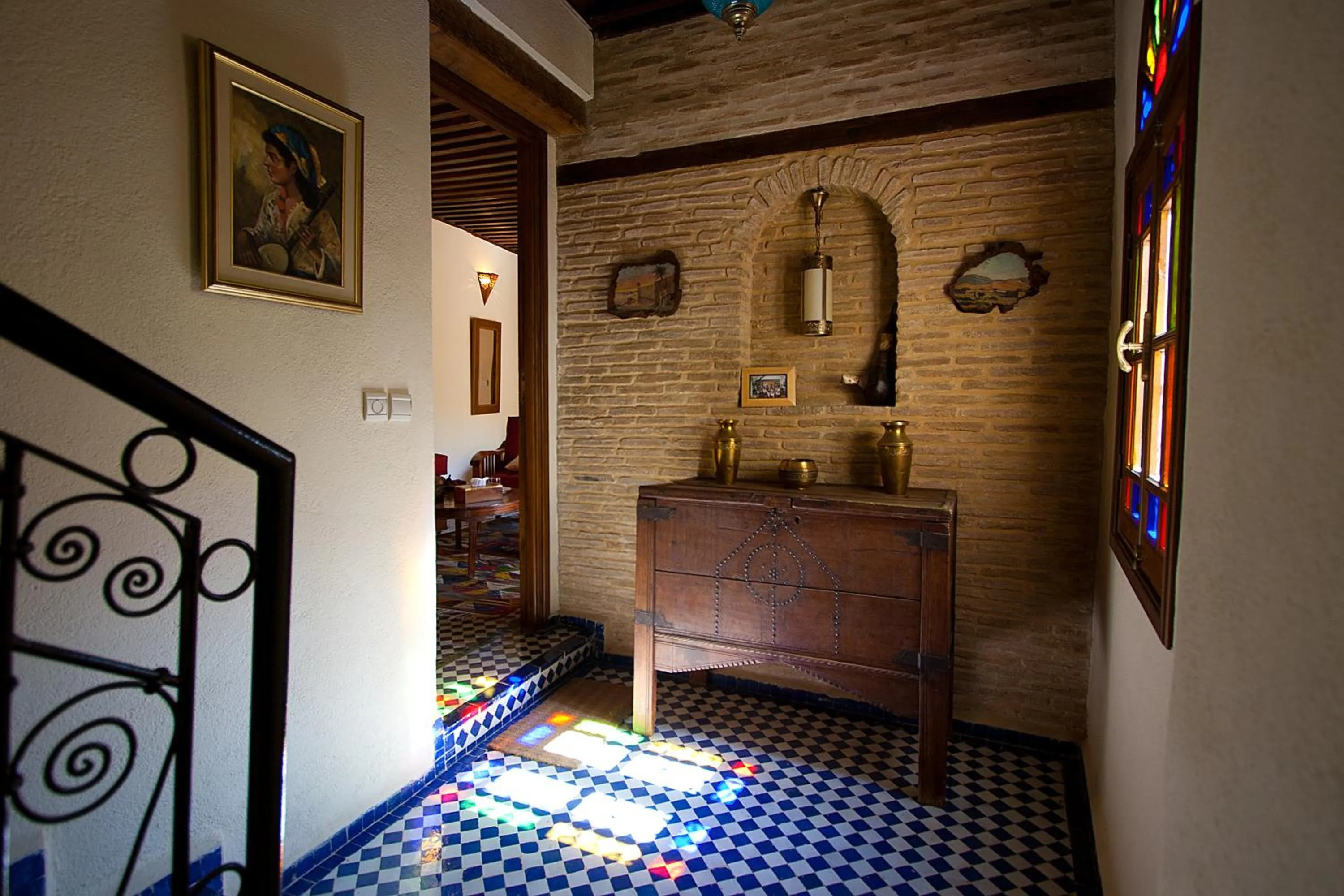 Decorative detail in Ryad Salama