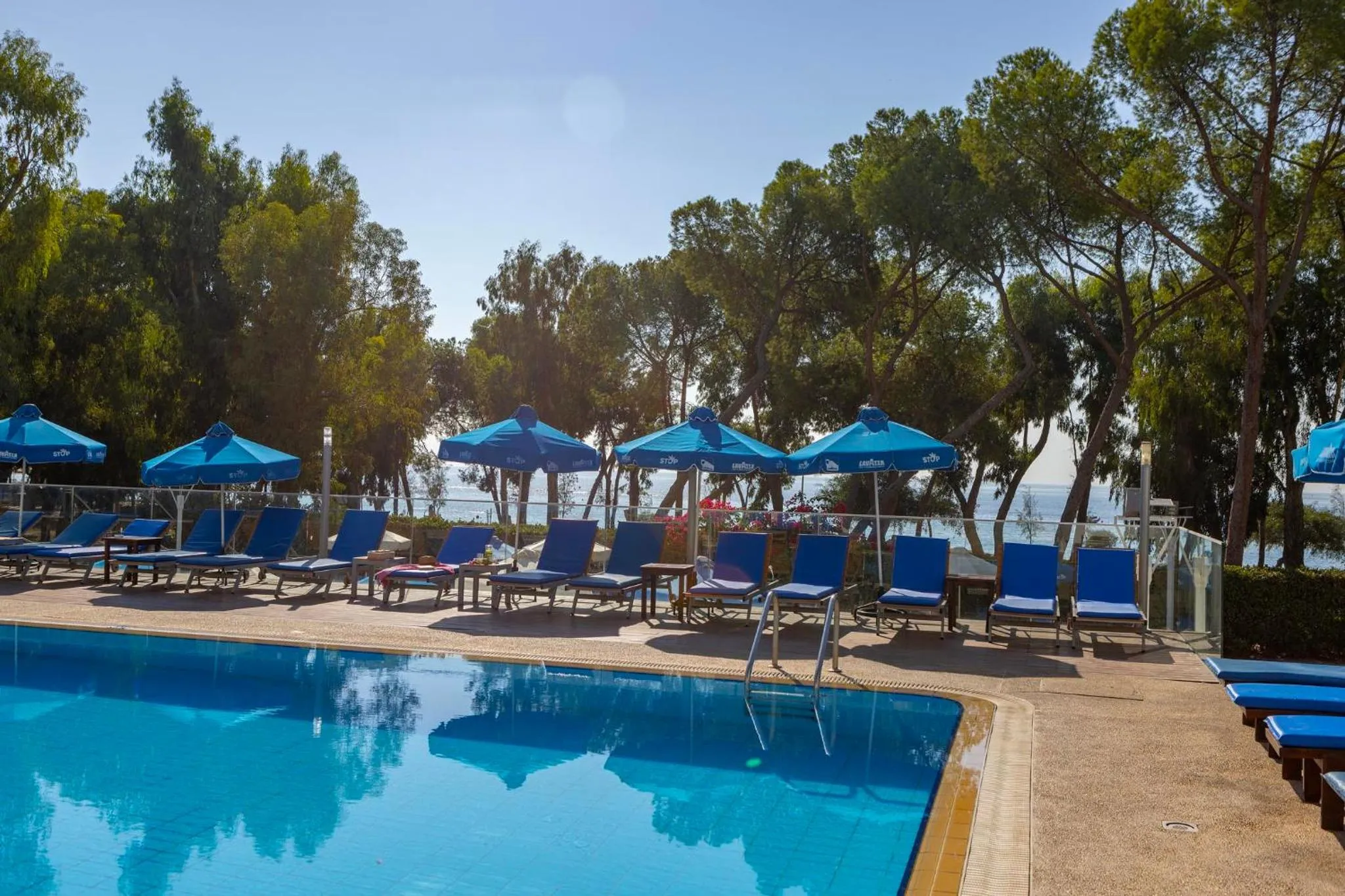 Pool view in Park Beach Hotel