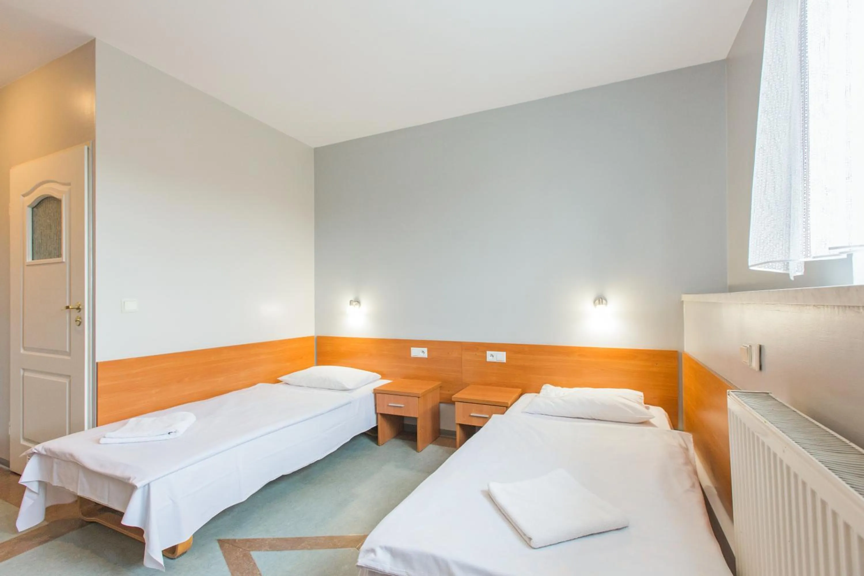 Bed in HOTEL ŁABĘDY i Hostel Łabędy