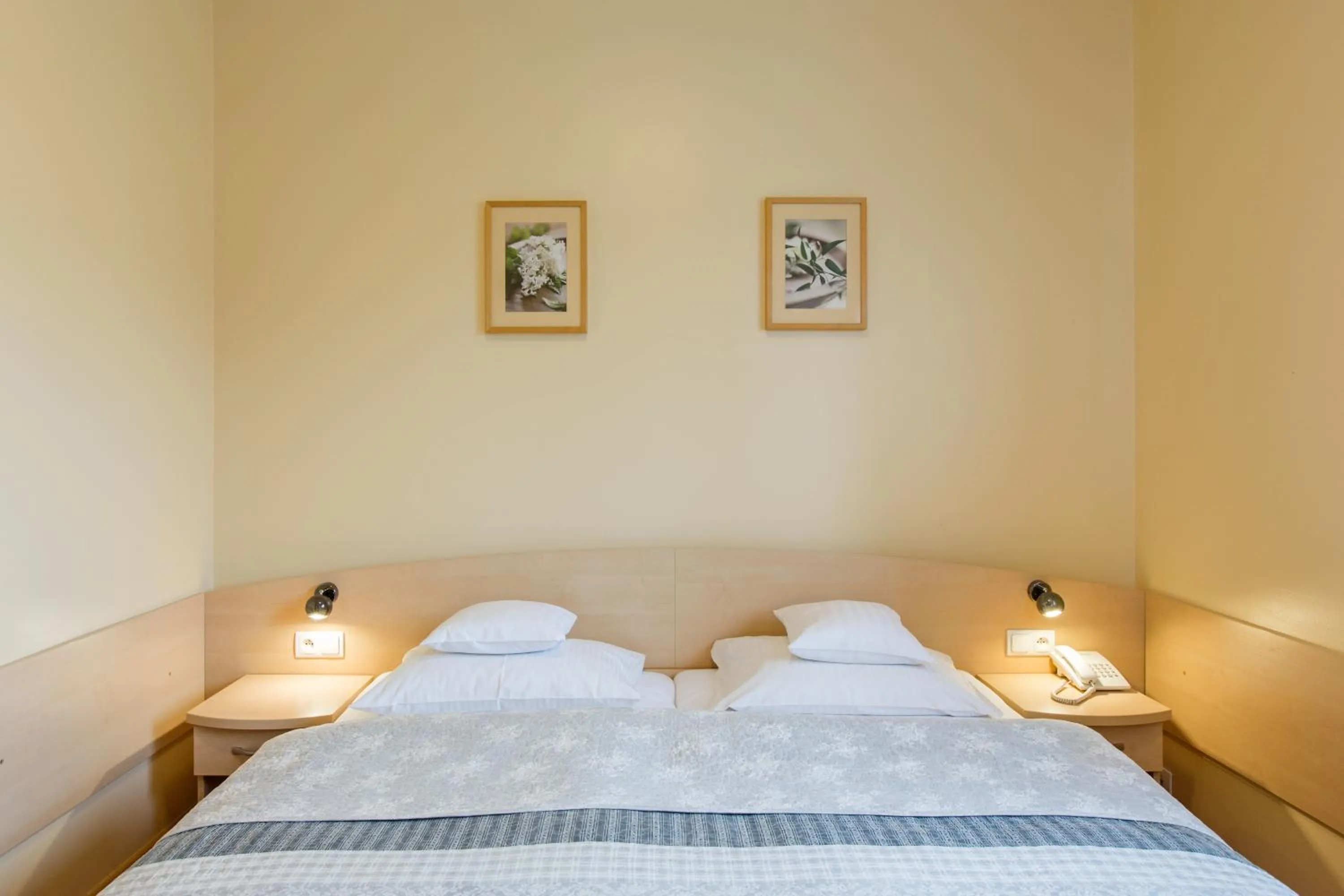 Bed in HOTEL ŁABĘDY i Hostel Łabędy