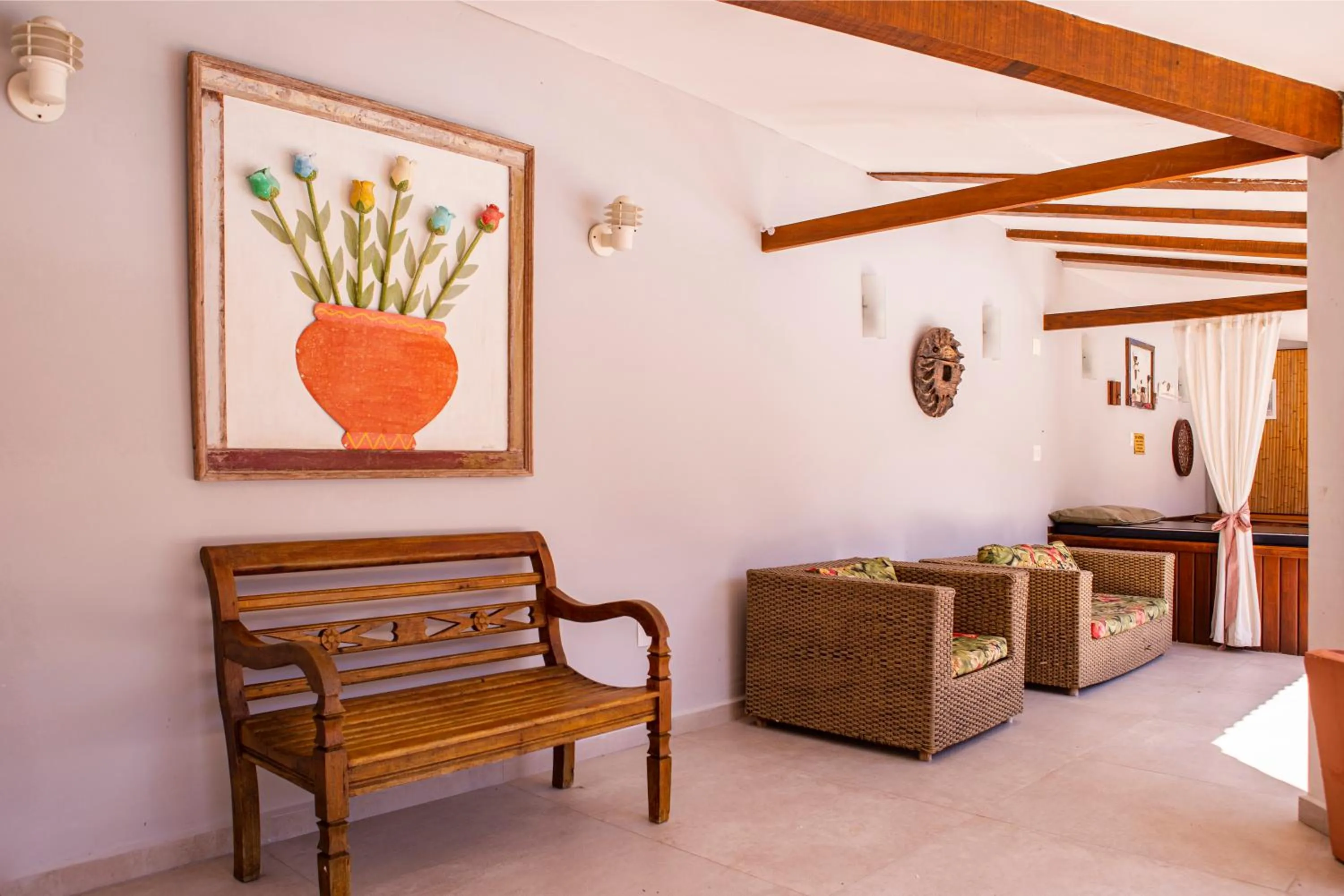 Solarium in Ciribaí Praia Hotel