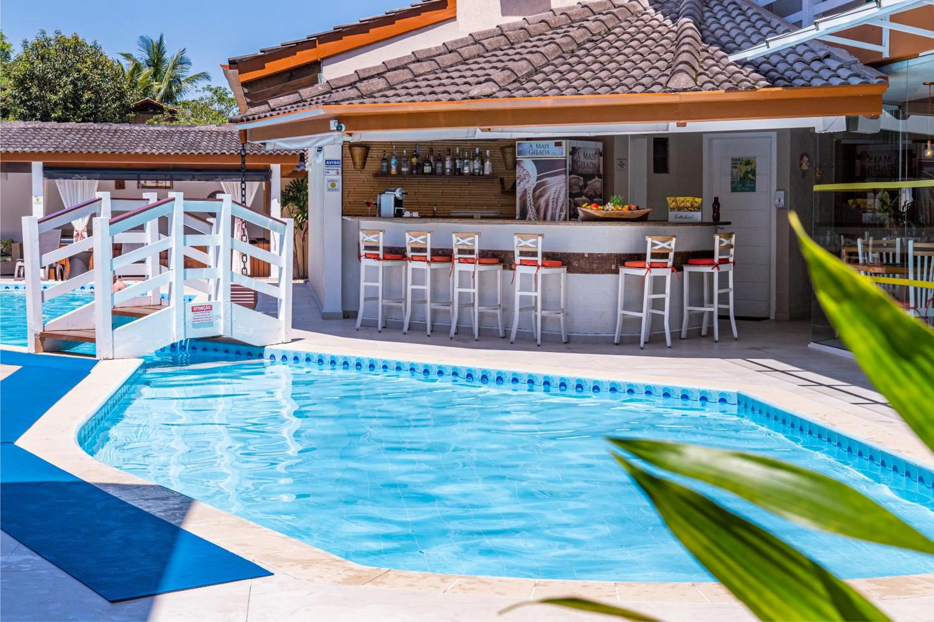 Swimming pool in Ciribaí Praia Hotel