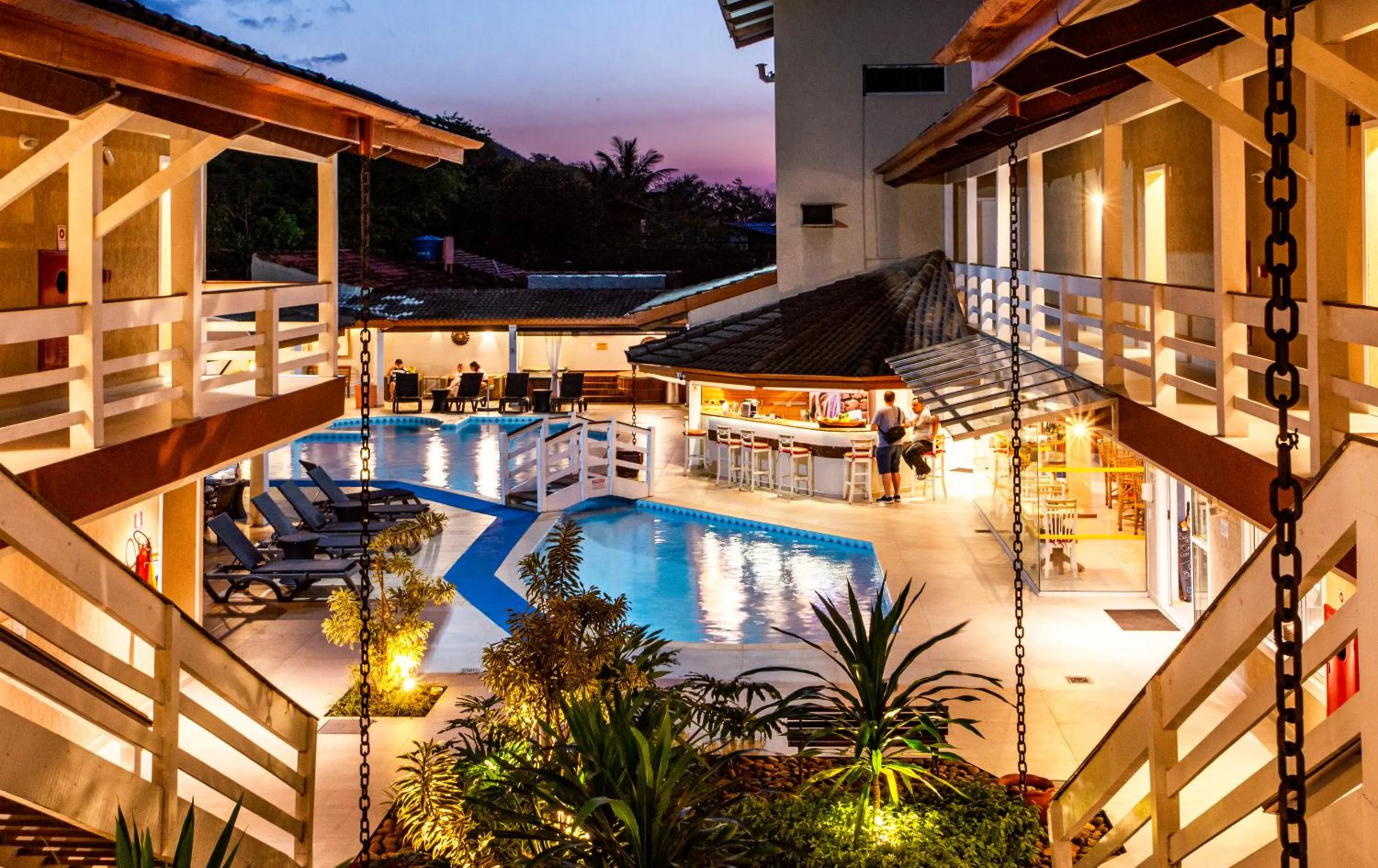 Swimming pool in Ciribaí Praia Hotel
