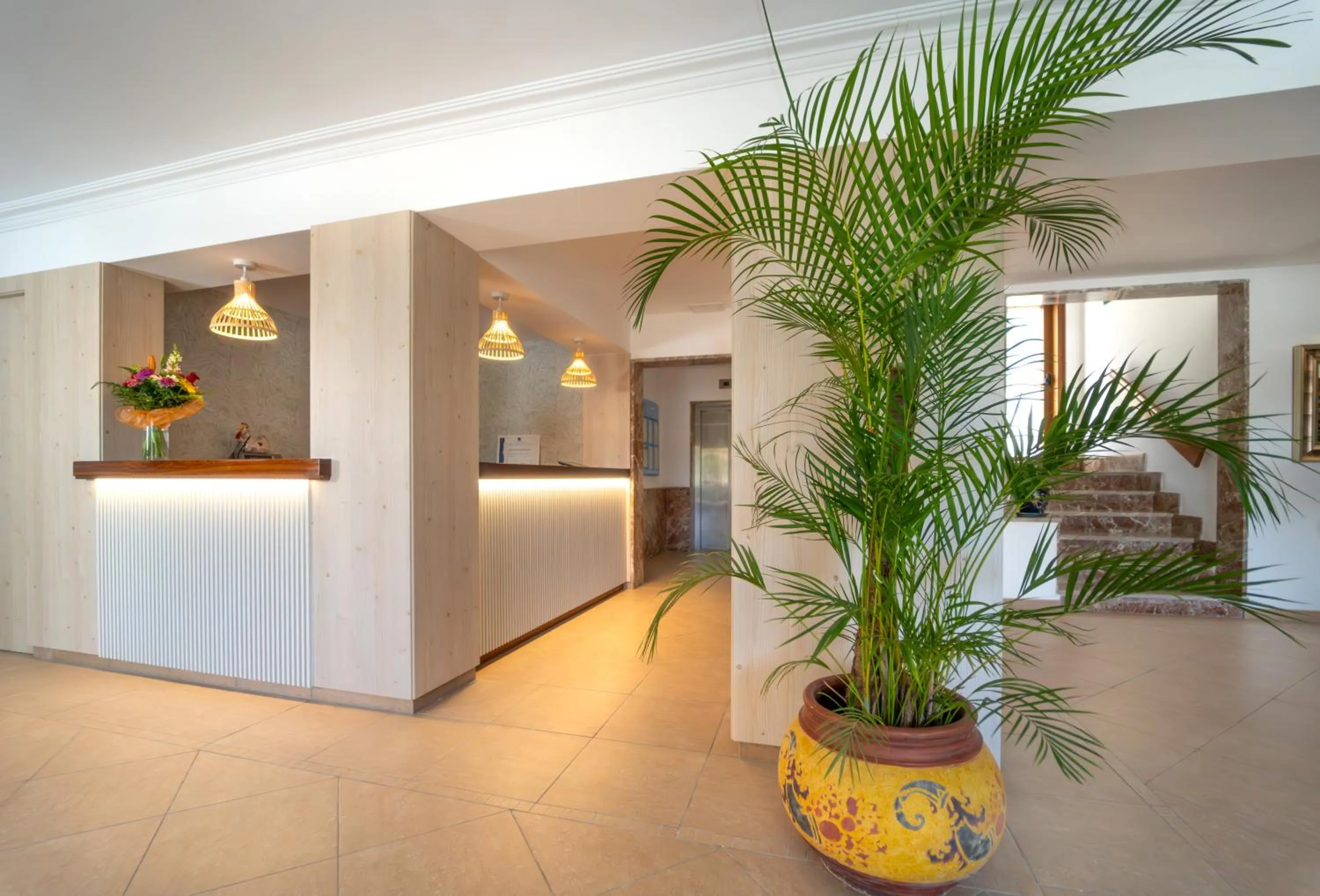 Lobby or reception in Hotel Playa Mondrago