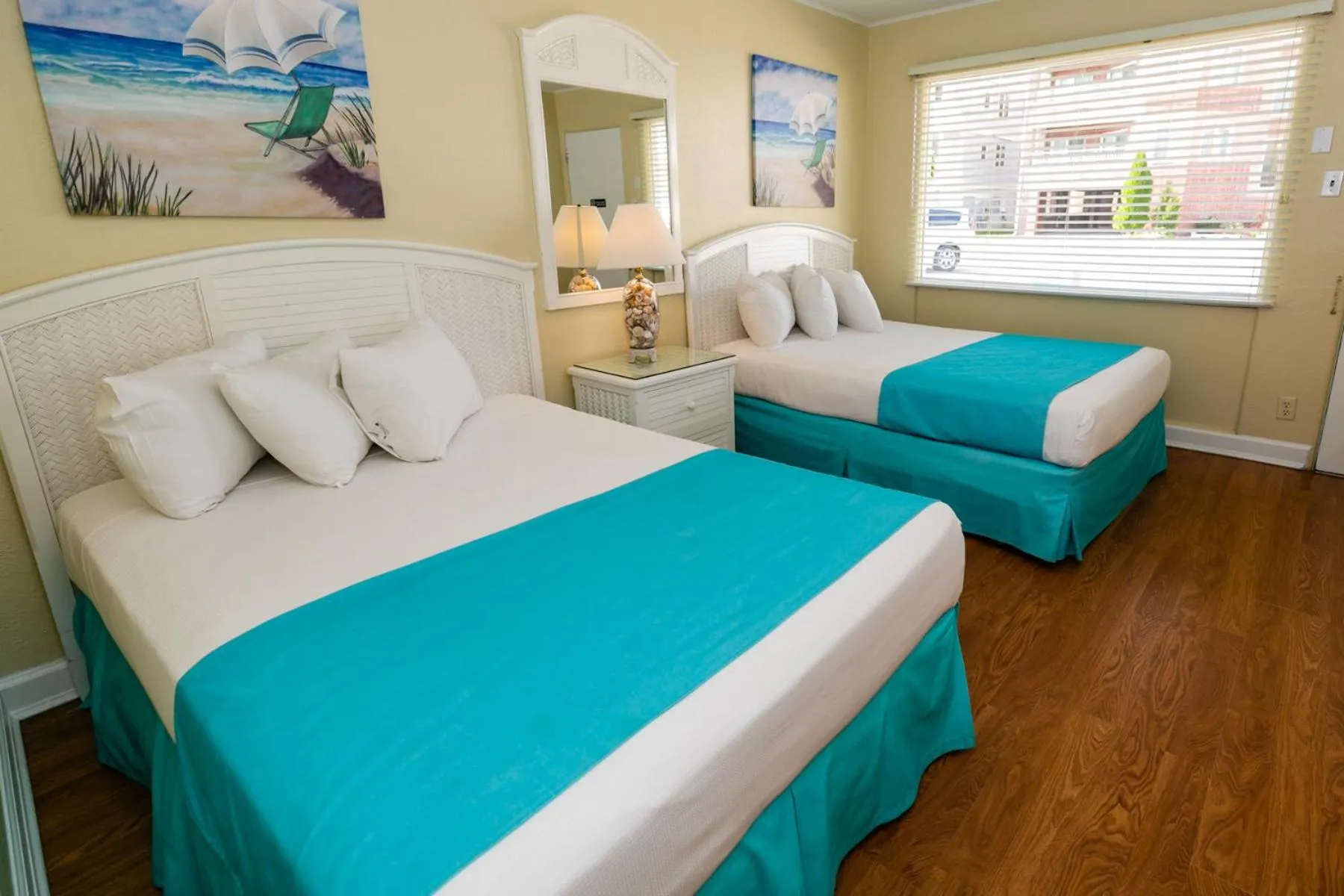 Bed in Aztec Motel Wildwood Crest Beach