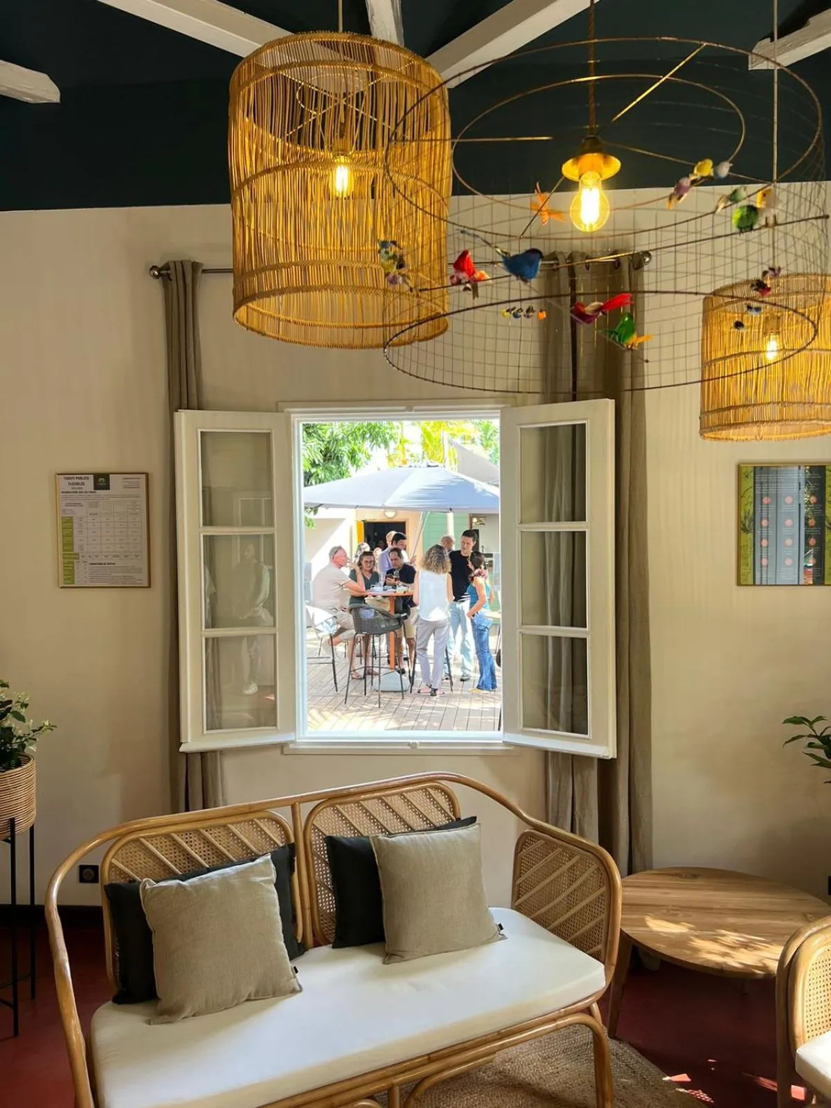 Lobby or reception in Dimitile Hôtel & Spa