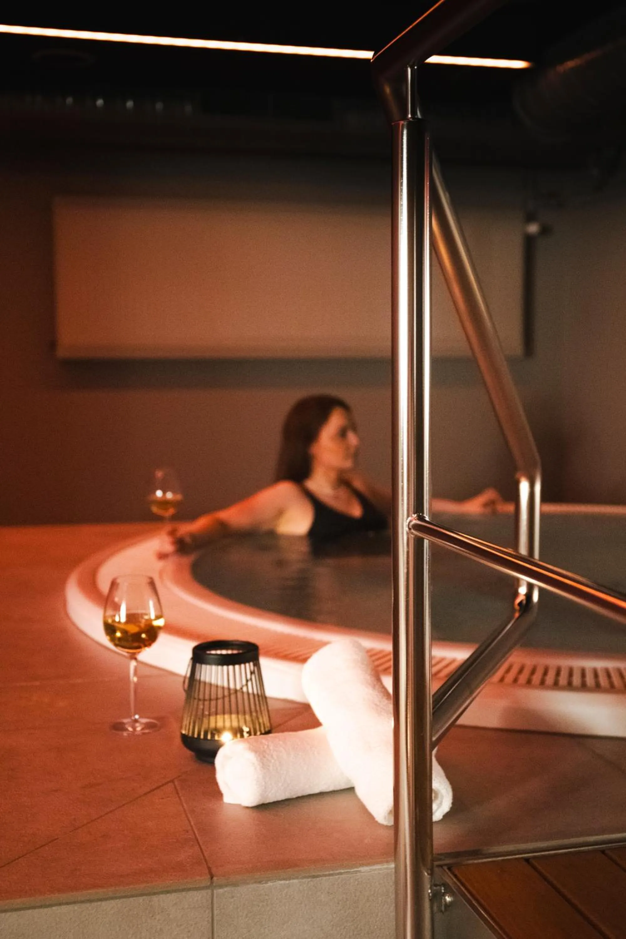 Hot Tub in Hótel Vesturland