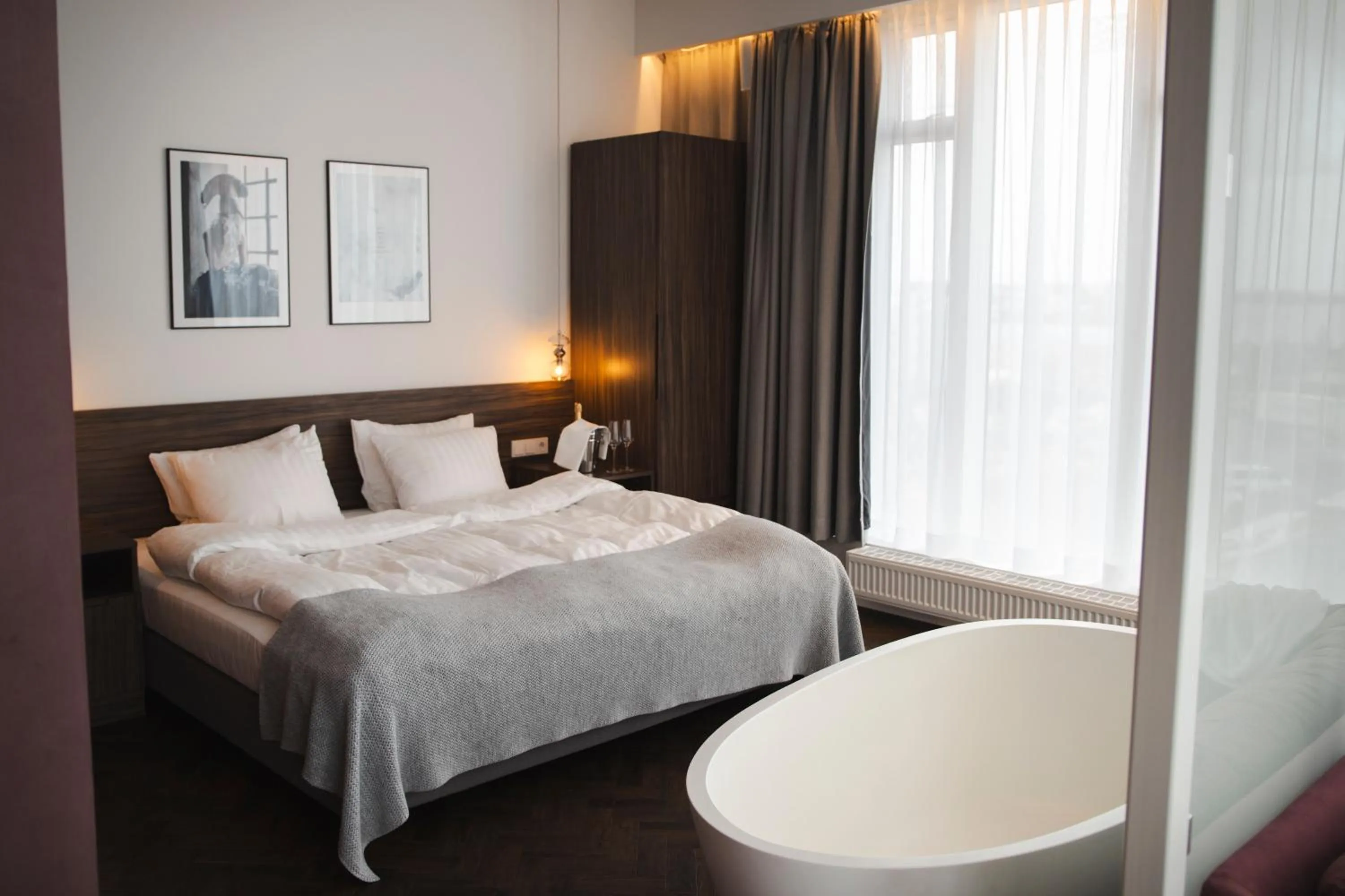 Bed in Hótel Vesturland