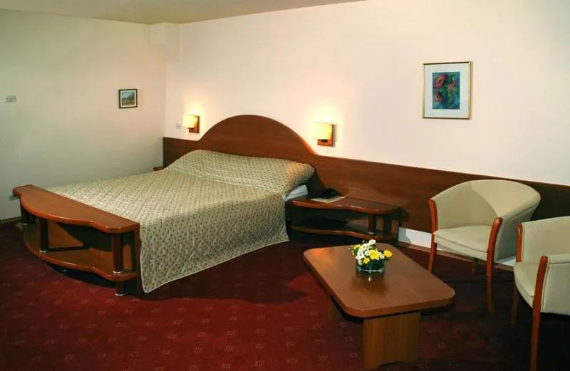 Bed in Hotel Irisa