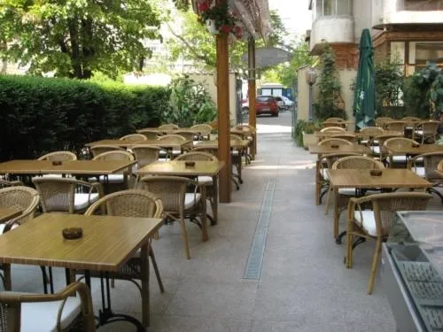 Patio in Hotel Irisa