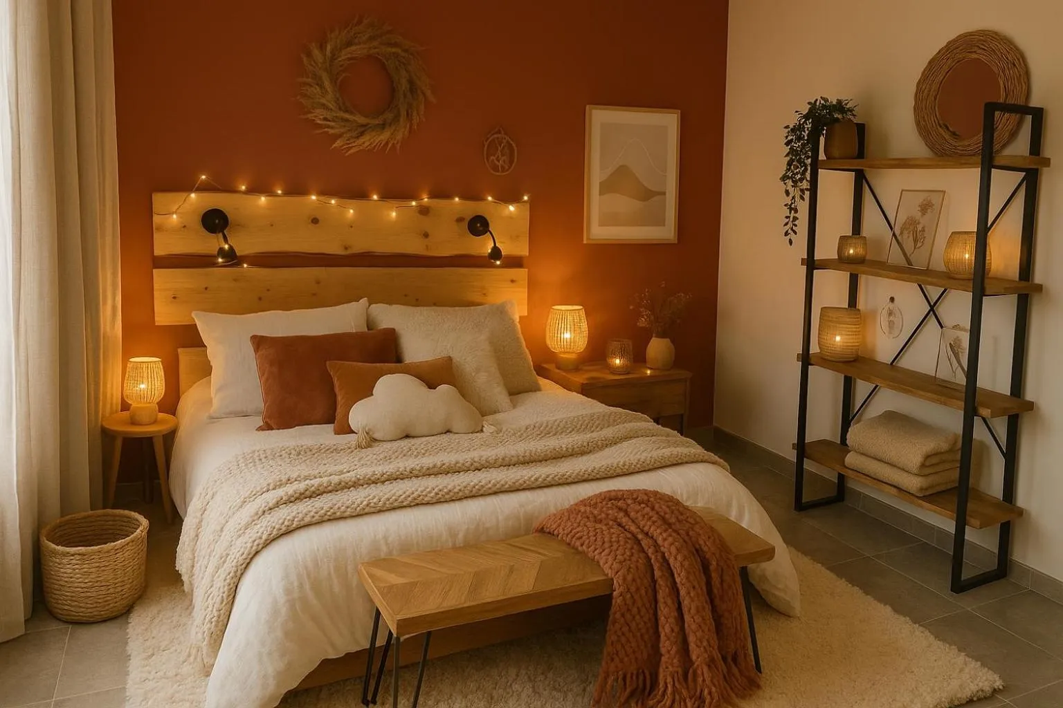 Bed in La Rose des Vents