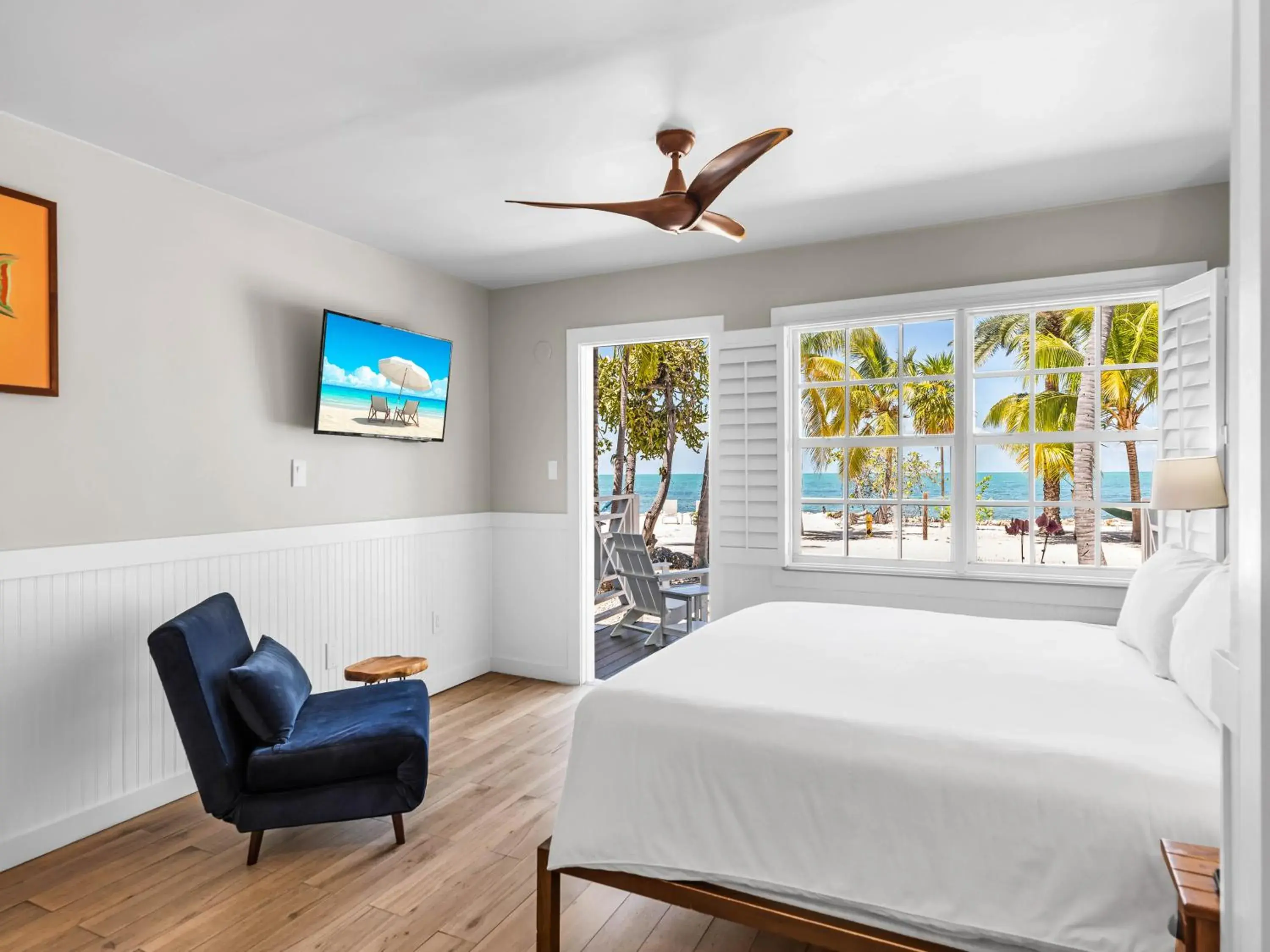 Waterfront Studio with King Bed & Kitchenette in Lime Tree Bay Resort Waterfront Studio with King Bed & Kitchenette in Lime Tree Bay Resort