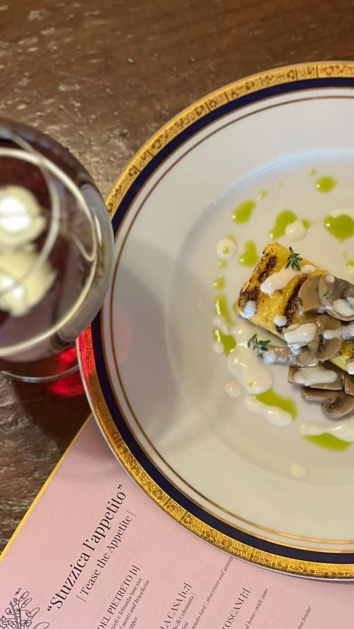 Restaurant/places to eat in Hotel Il Pietreto