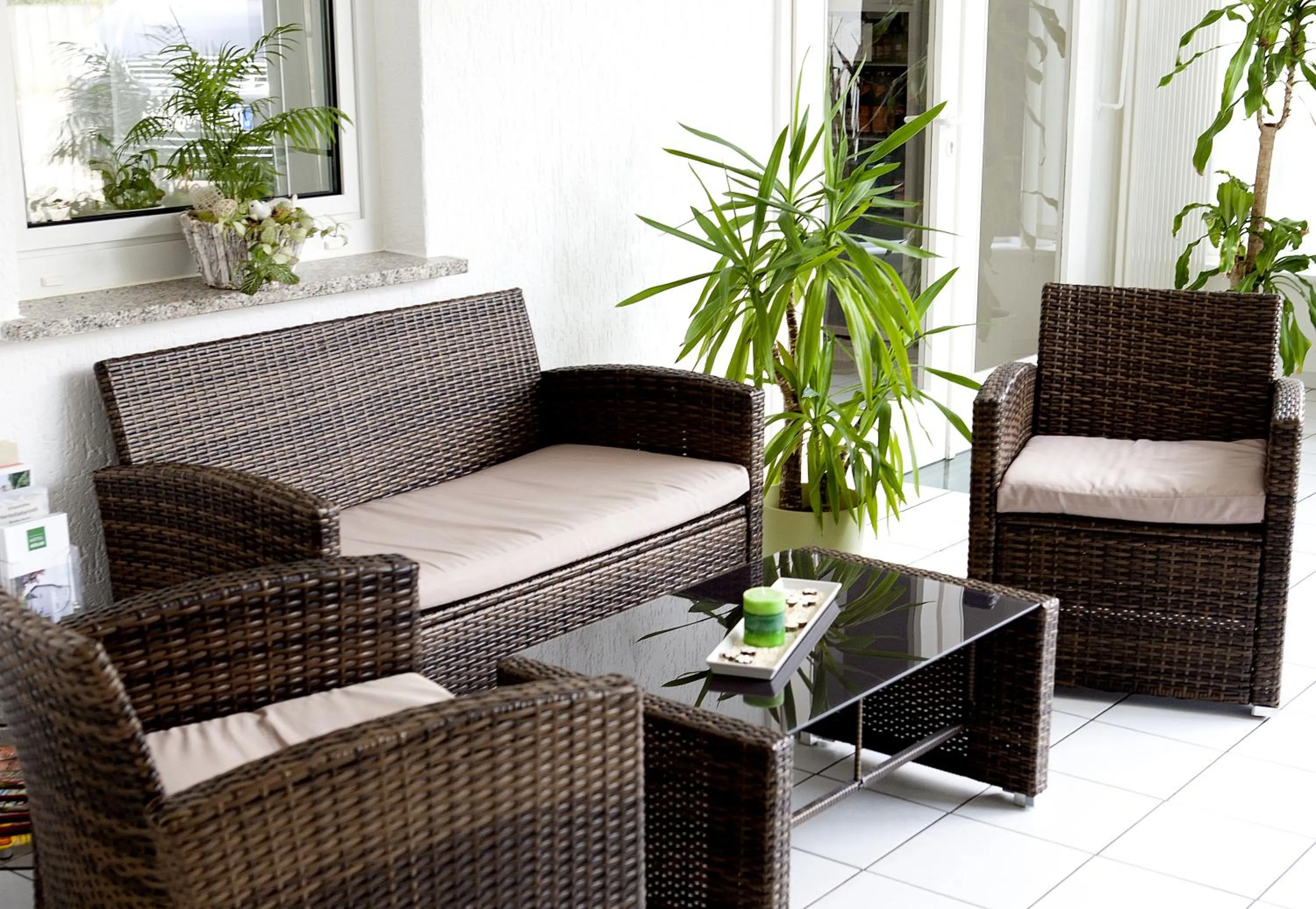 Seating area in Hotel Asslar