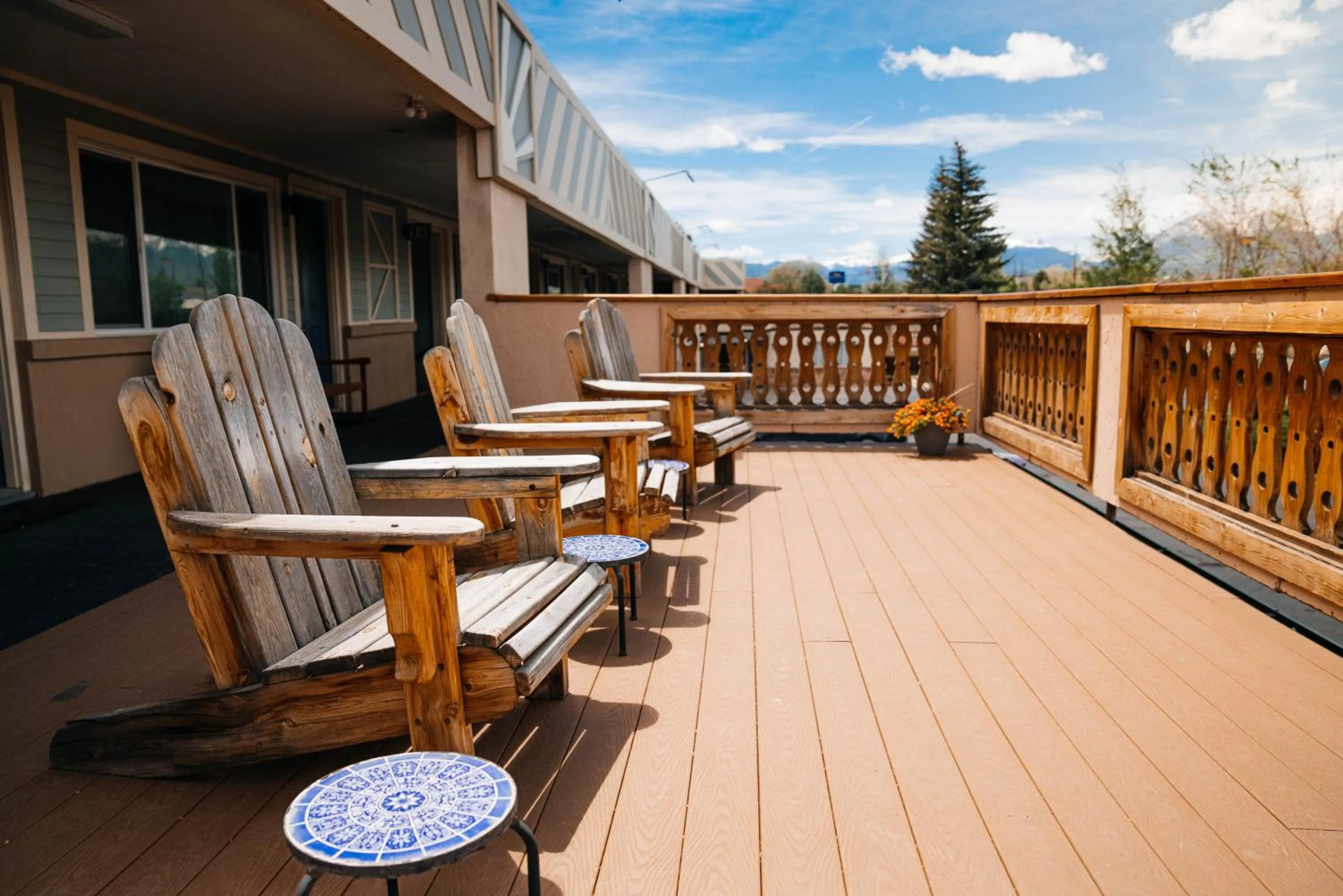 Balcony/Terrace in Salida Inn & Monarch Suites