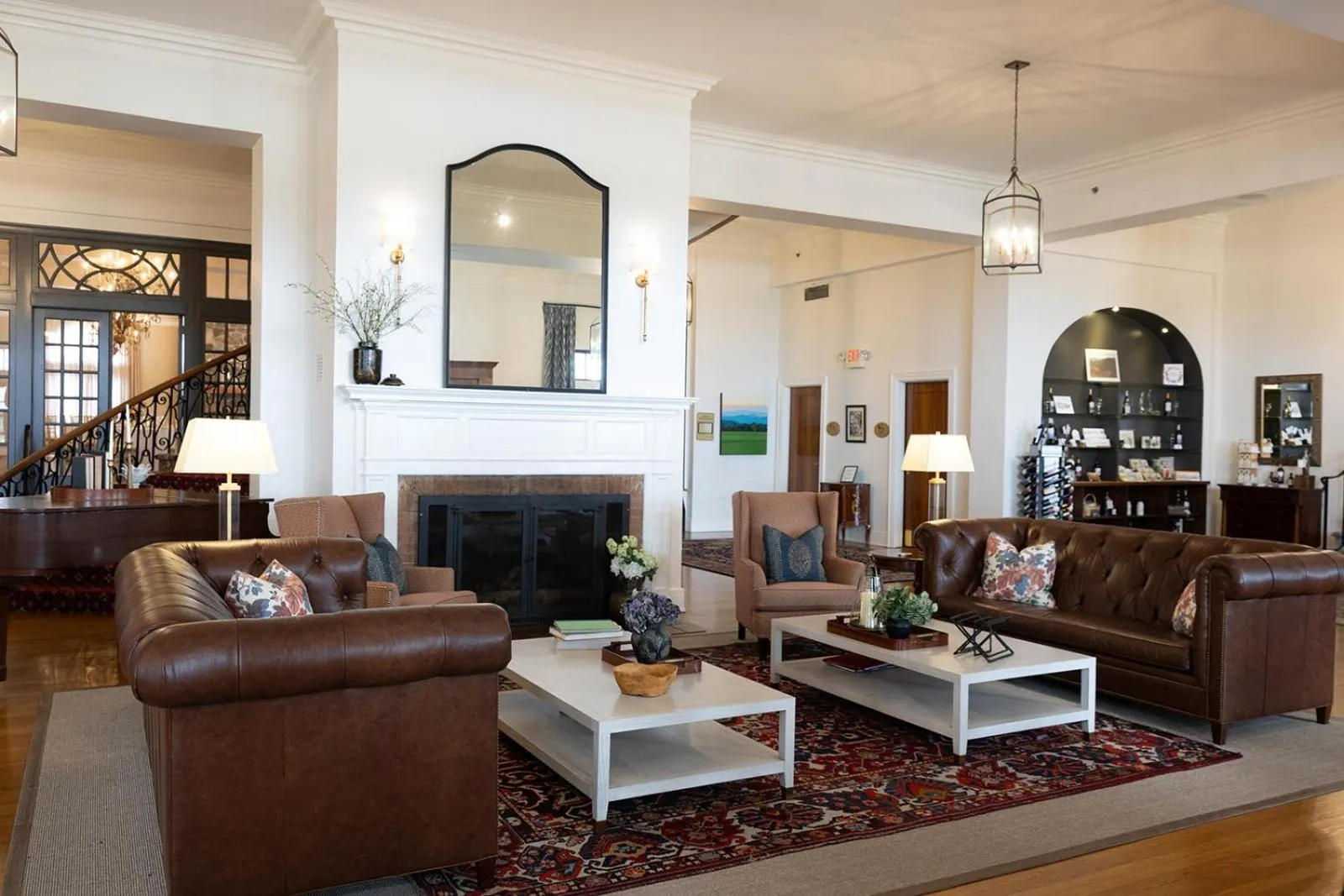 Seating area in The Mimslyn Inn