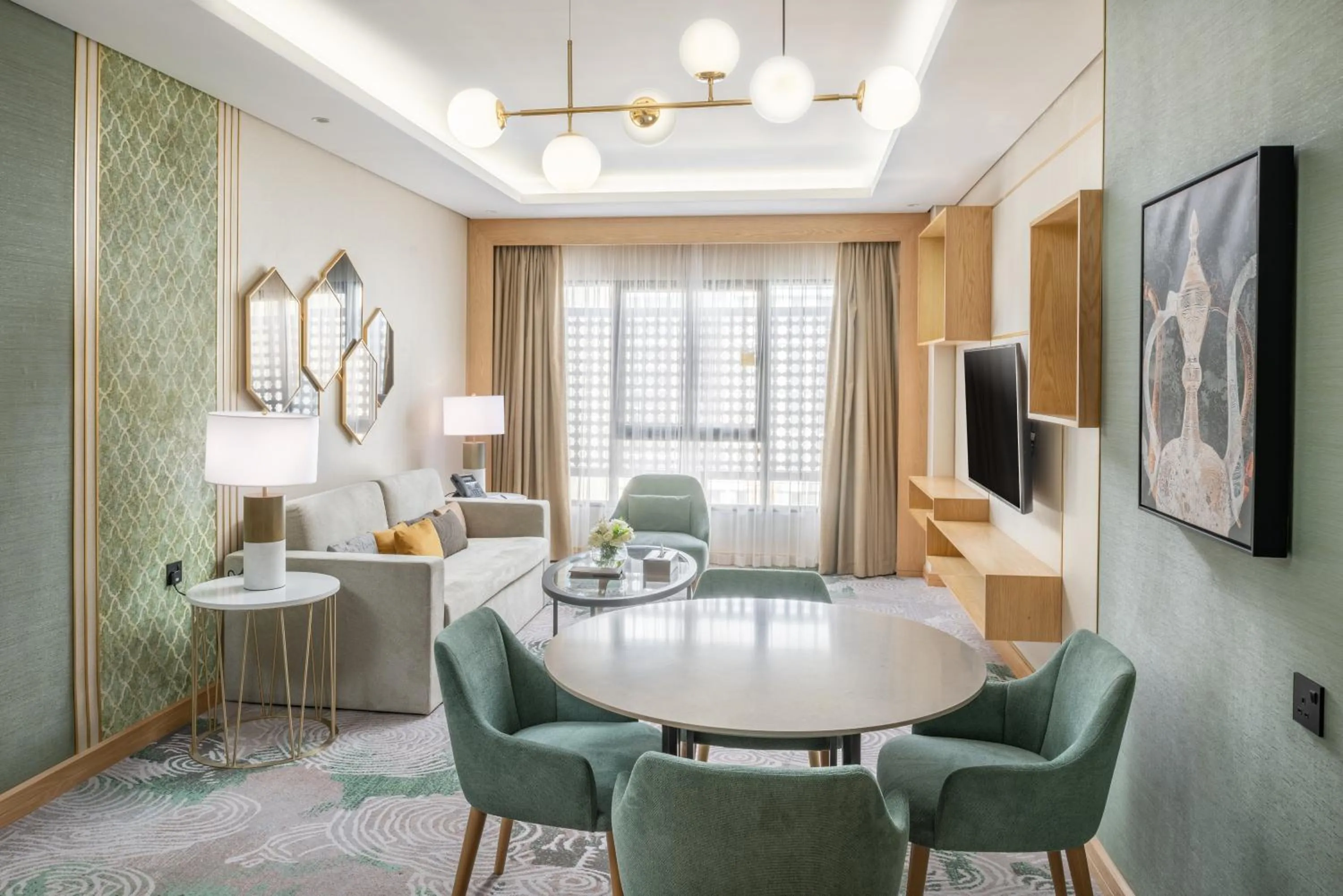 Living room in Taiba Suites Madinah