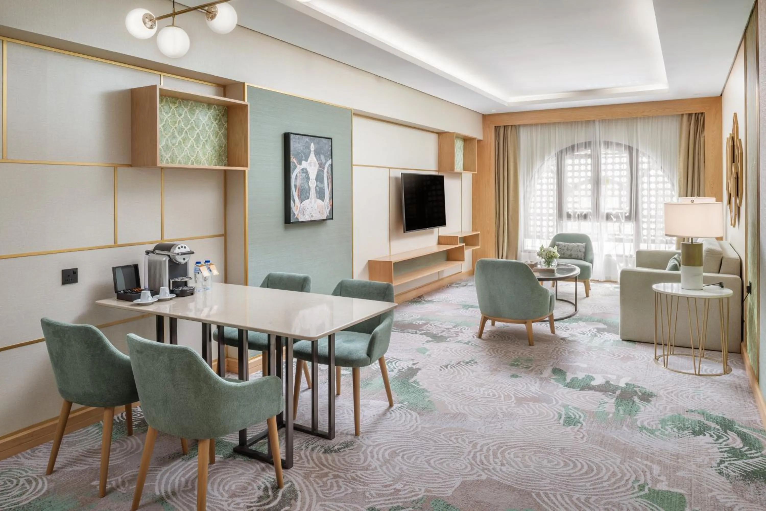 Living room in Taiba Suites Madinah