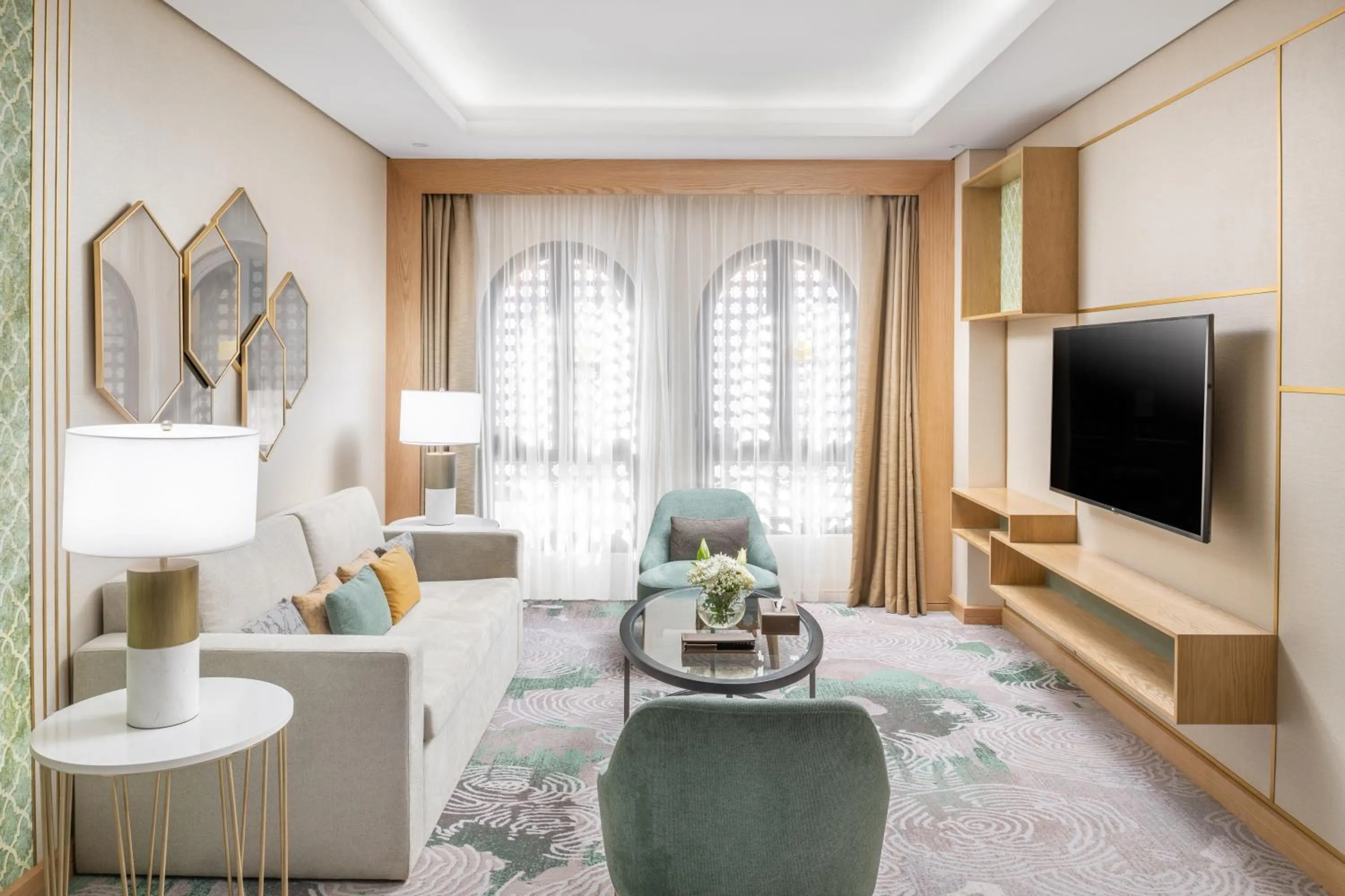 Living room in Taiba Suites Madinah