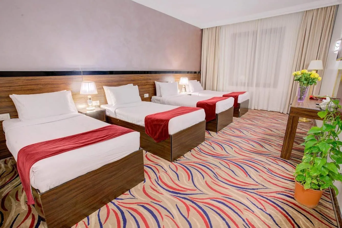 Bed in Hayah Golden Hotel