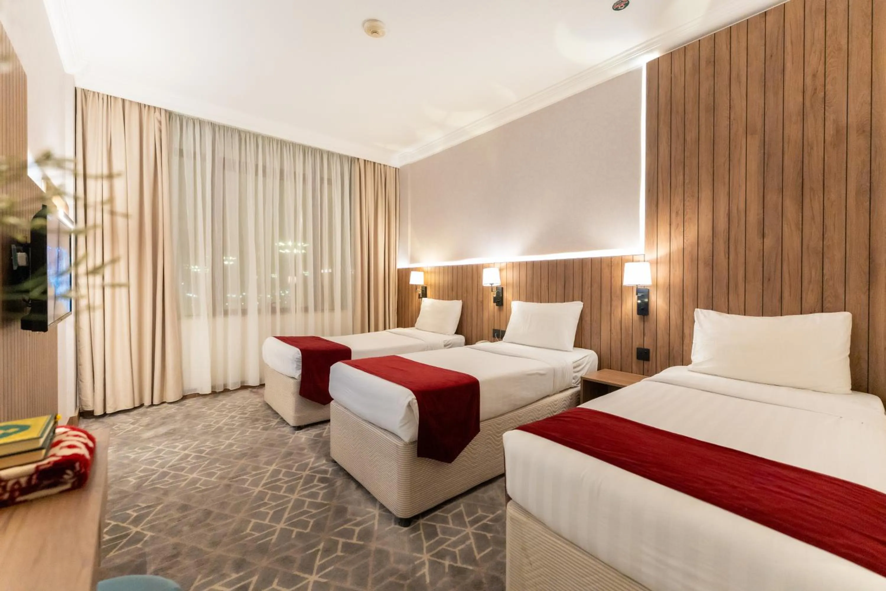 Bed in Hayah Golden Hotel