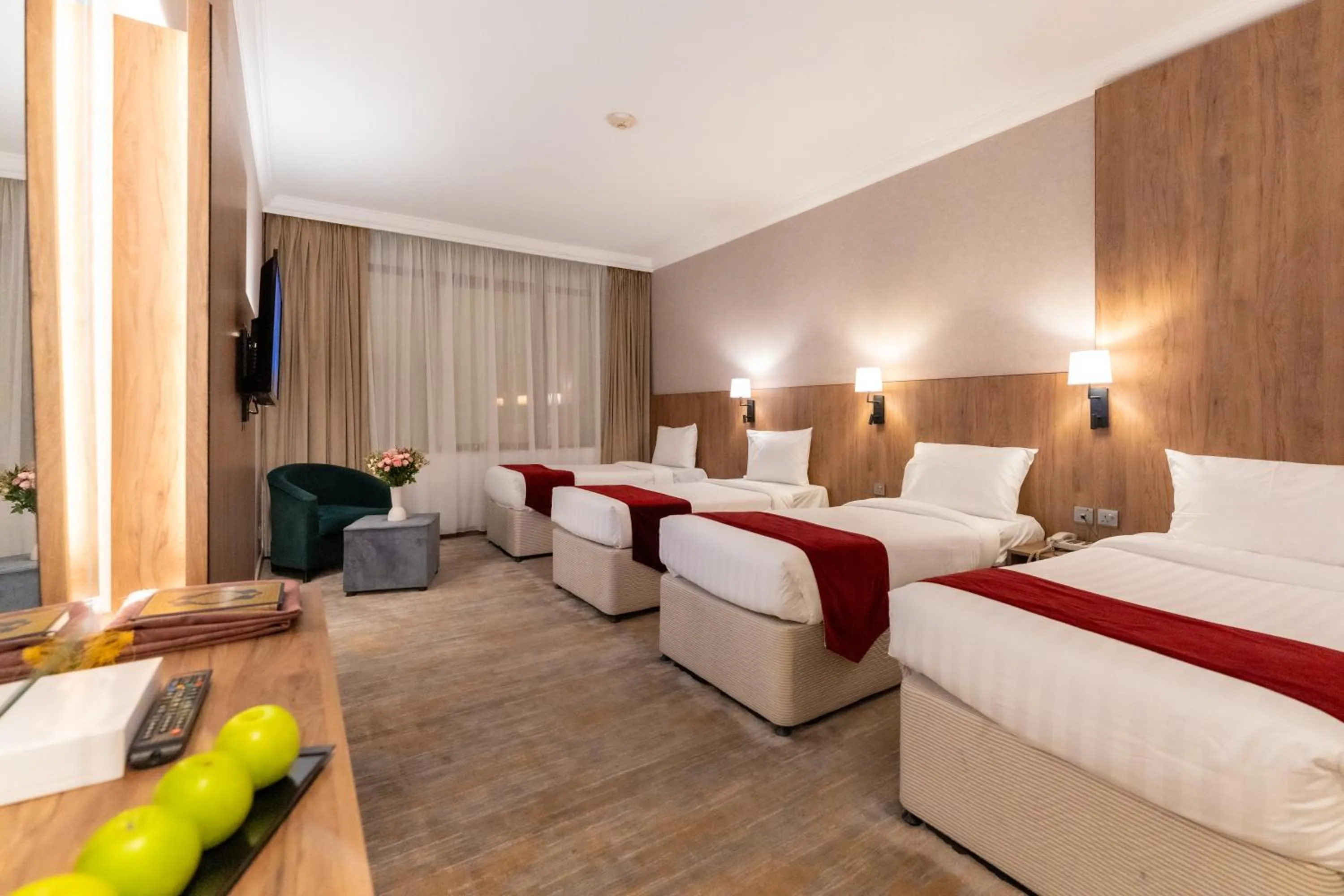 Bed in Hayah Golden Hotel