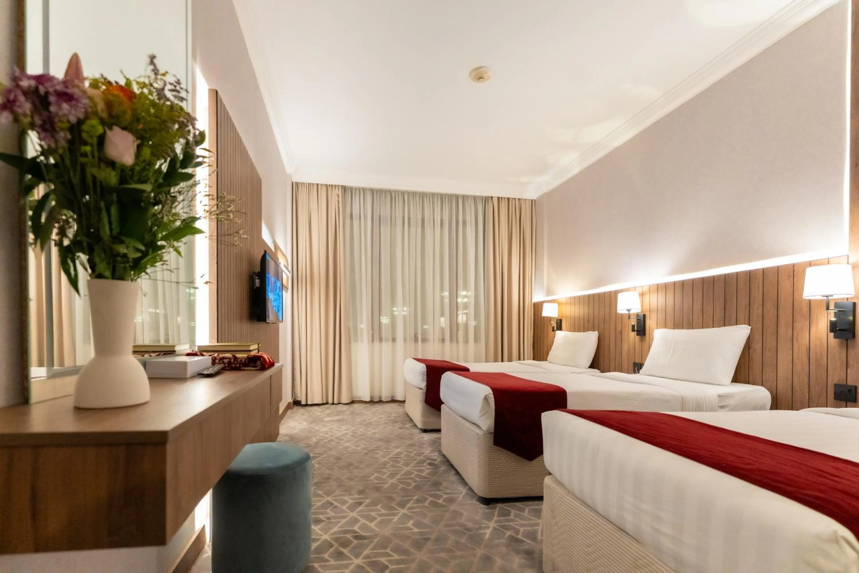 Bed in Hayah Golden Hotel