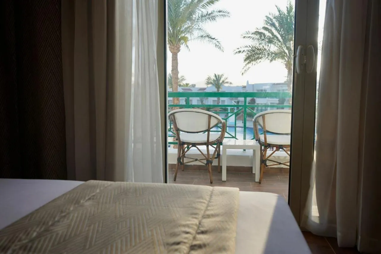 View (from property/room), Bed in Panorama Naama Heights Aqua Park