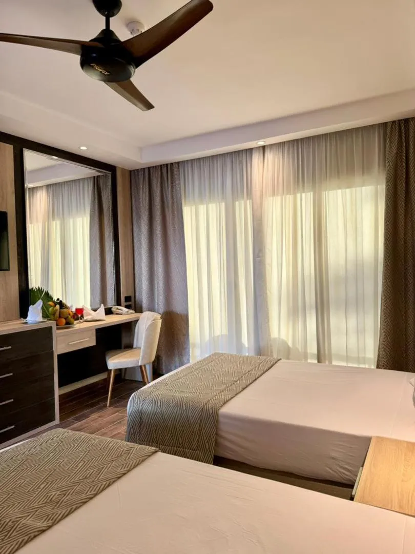 Bed in Panorama Naama Heights Aqua Park