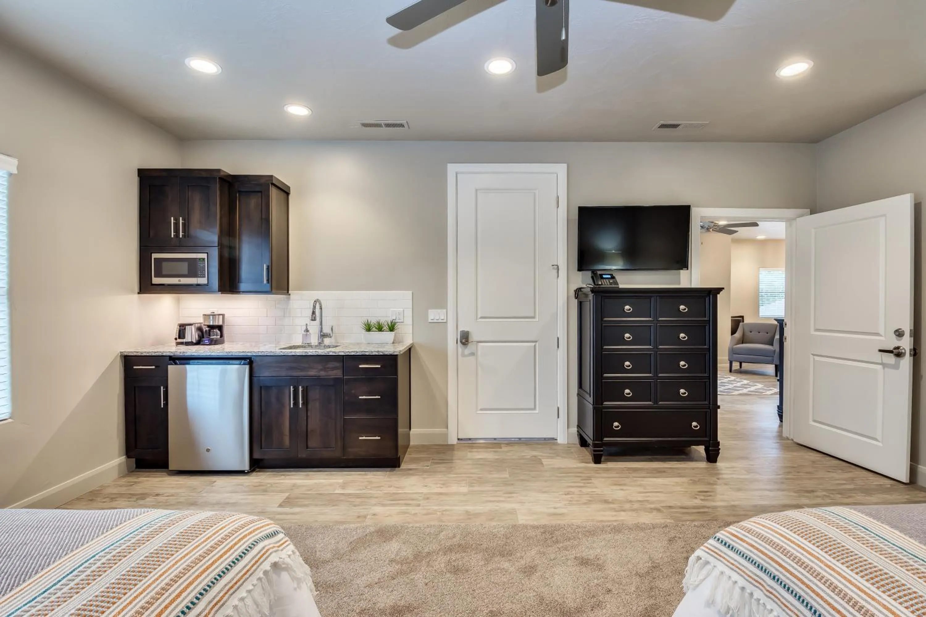 Bed in Watchman Villas