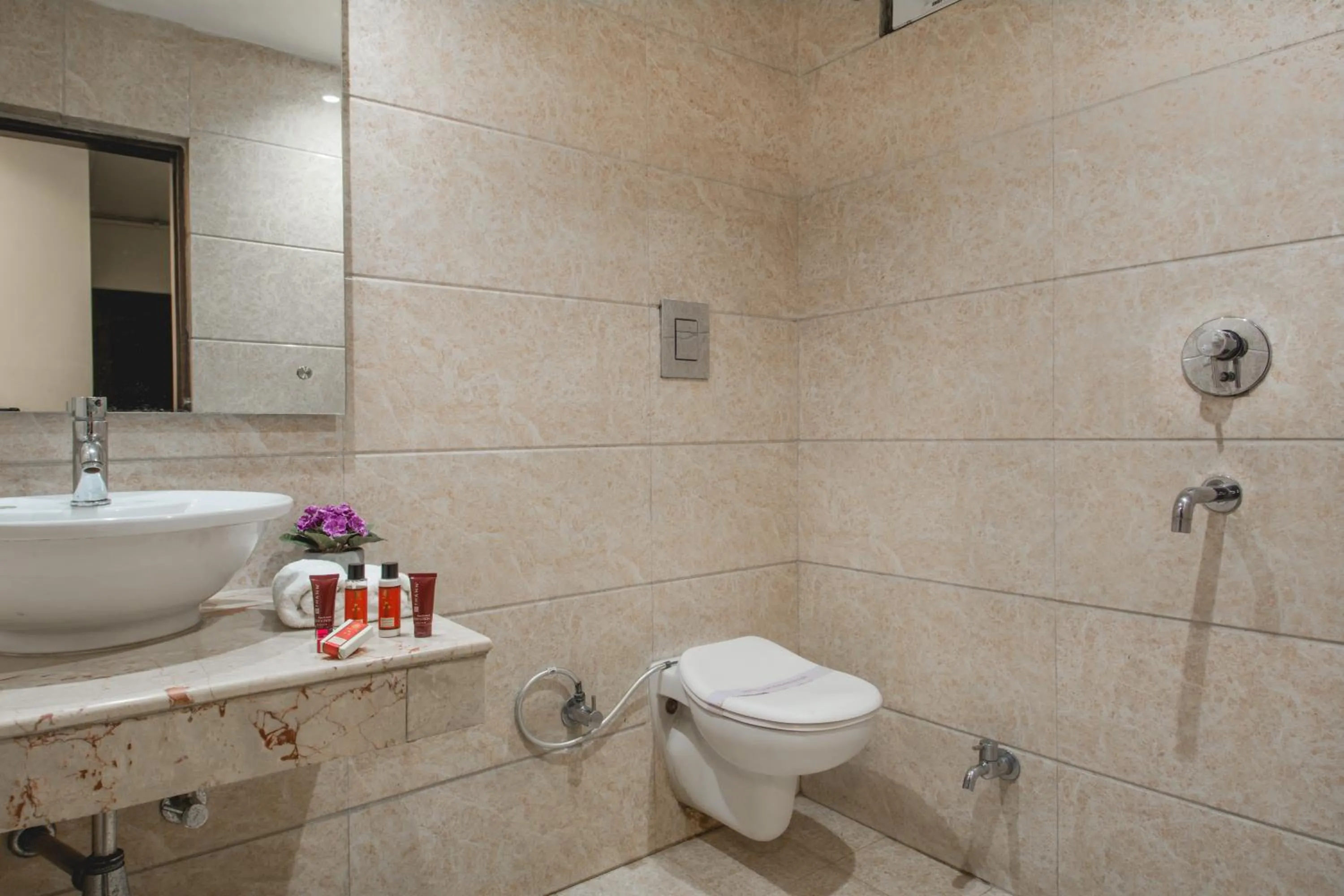 Bathroom in Hotel Sita International