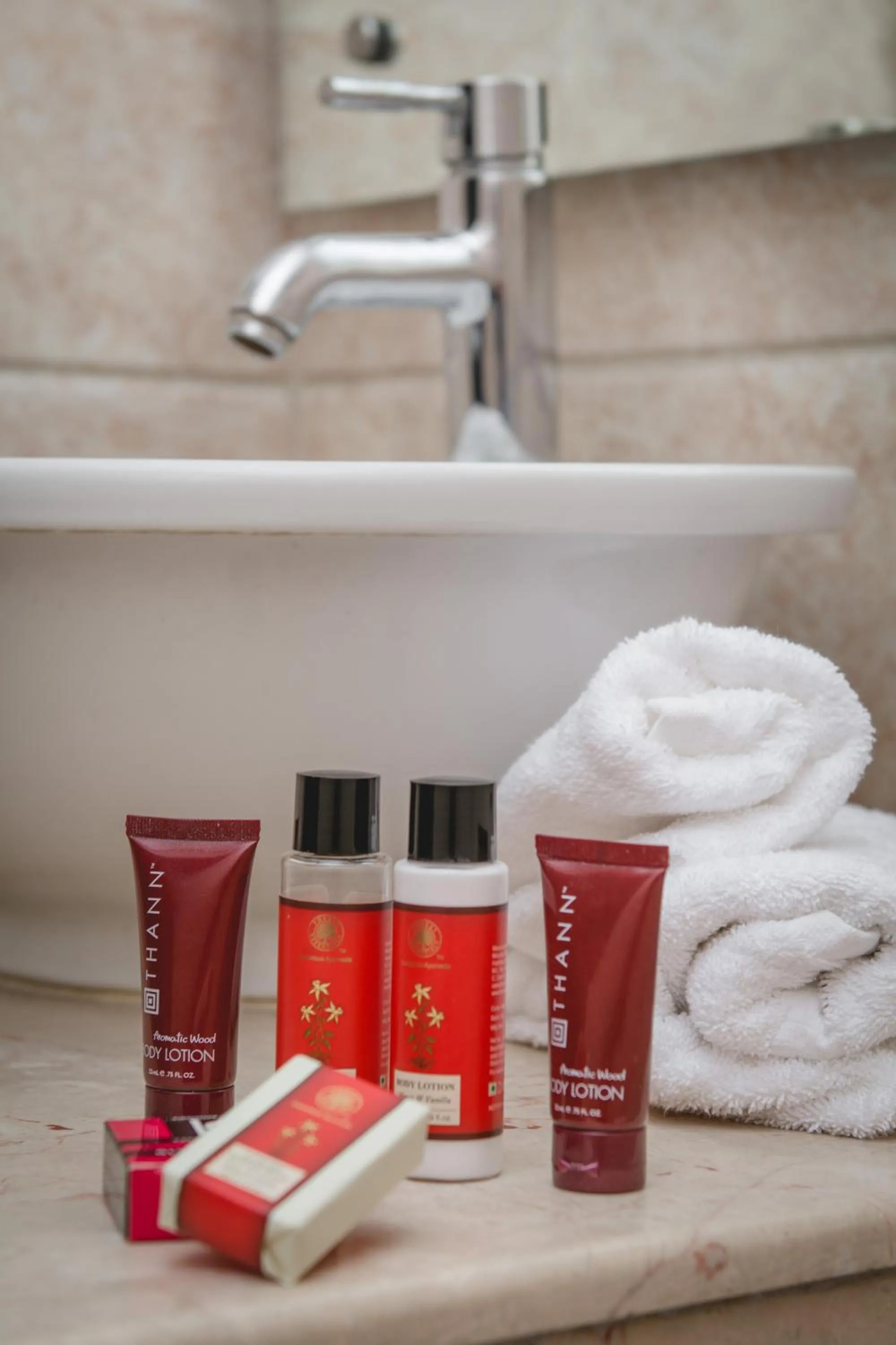 Bathroom in Hotel Sita International