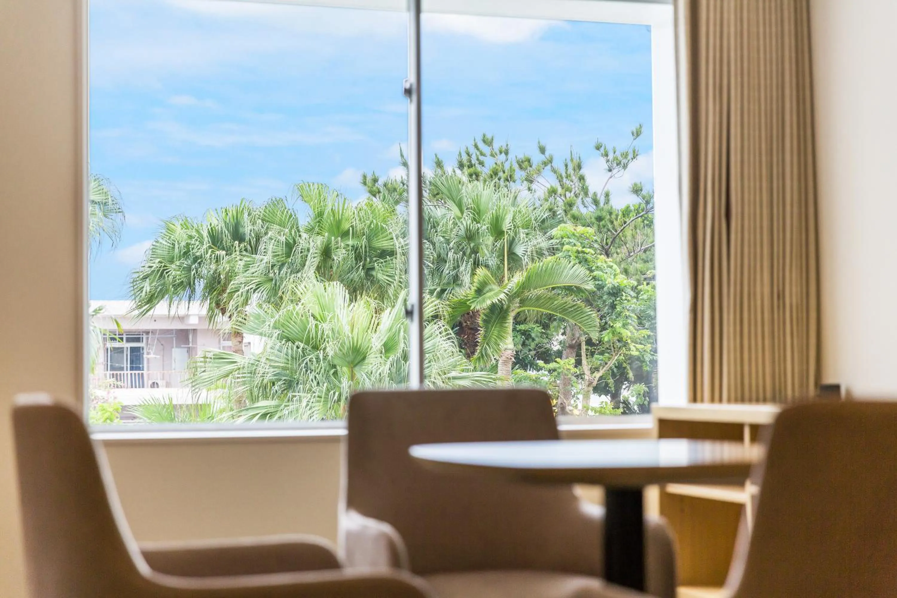 Inner courtyard view in Art Hotel Ishigakijima