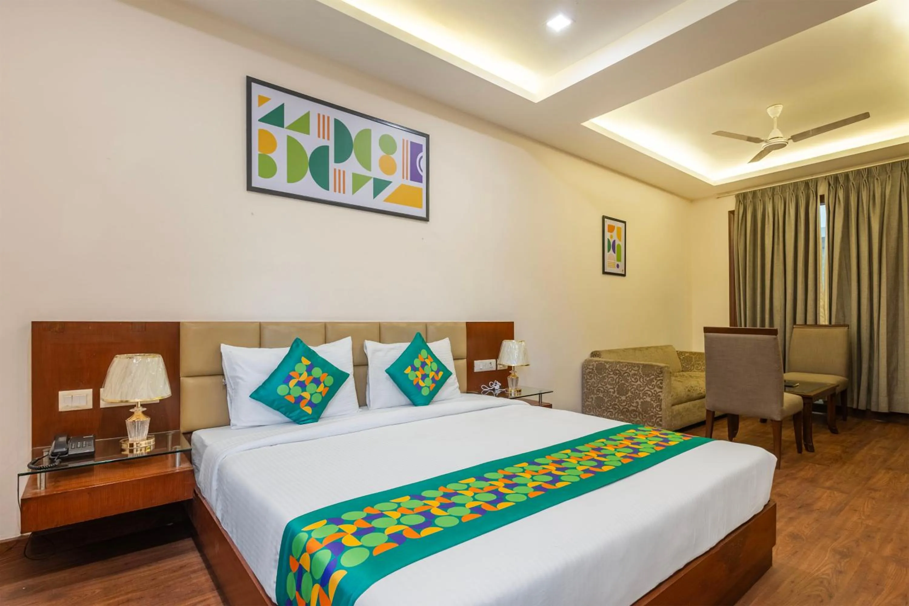 Bedroom, Bed in Treebo Royal Star