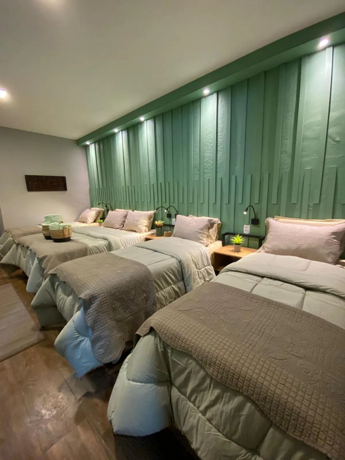 Bed in Hotel Fazenda Santa Barbara