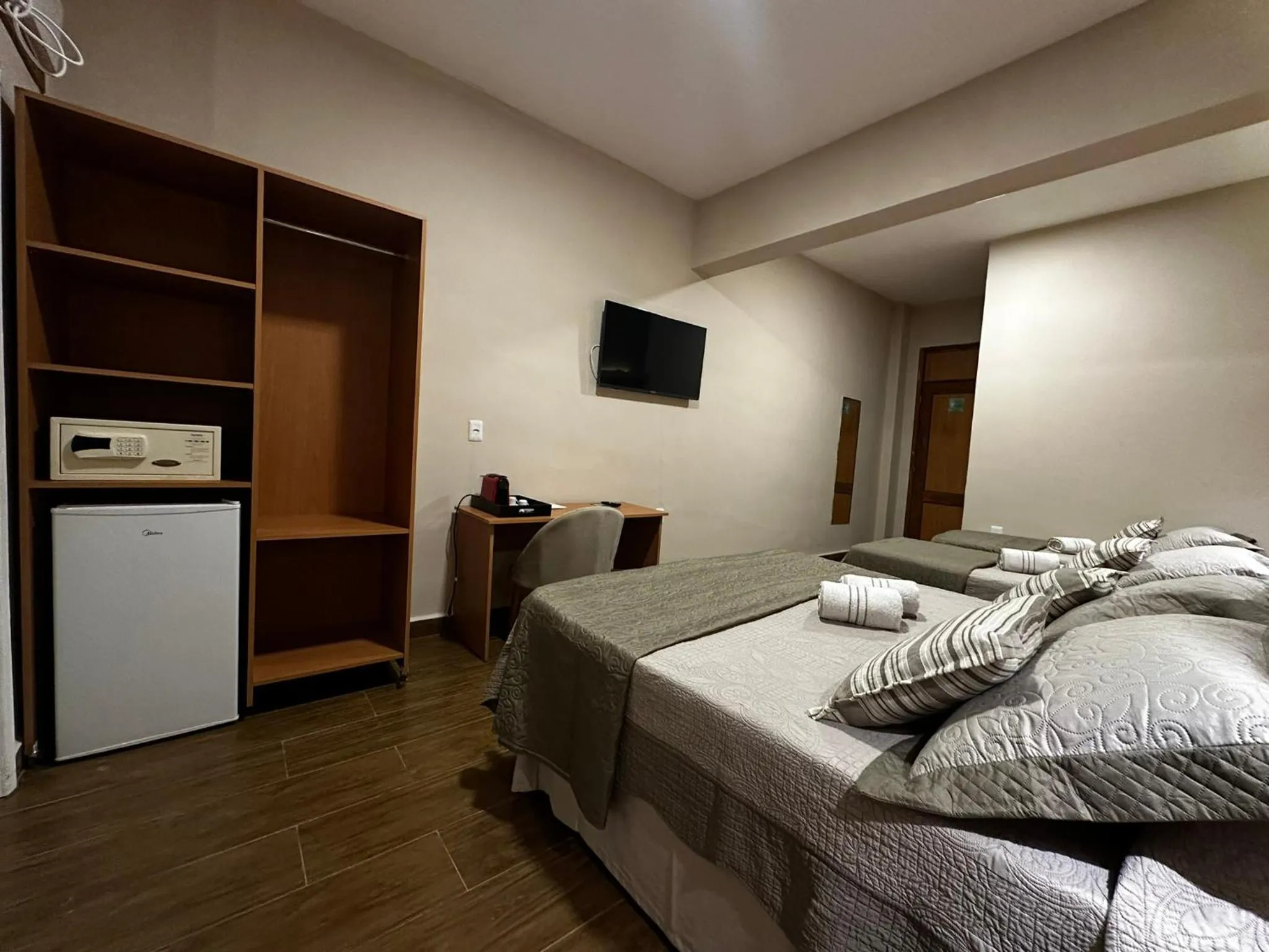 Bed in Hotel Fazenda Santa Barbara