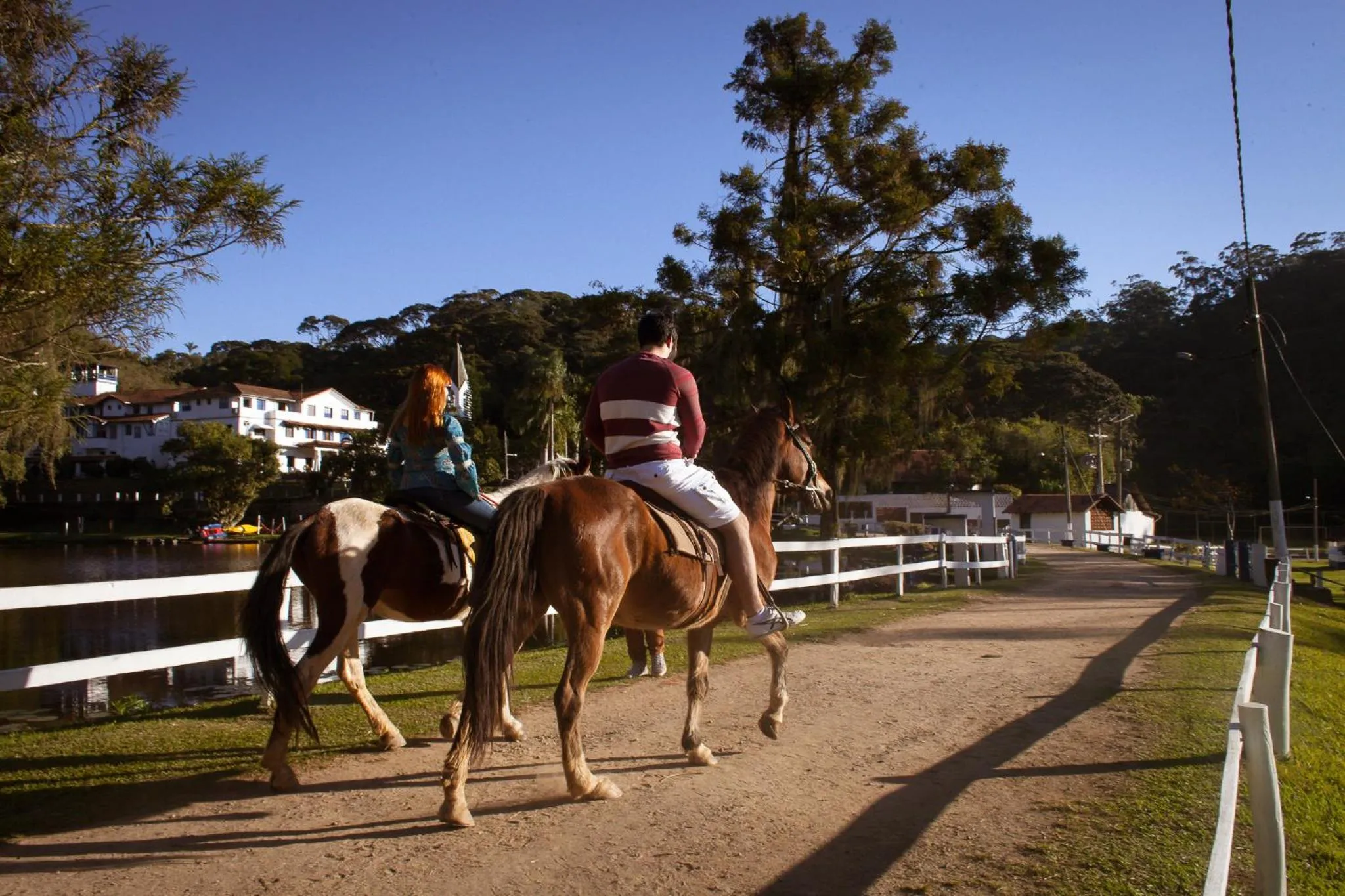 Horse-riding in Hotel Fazenda Santa Barbara
