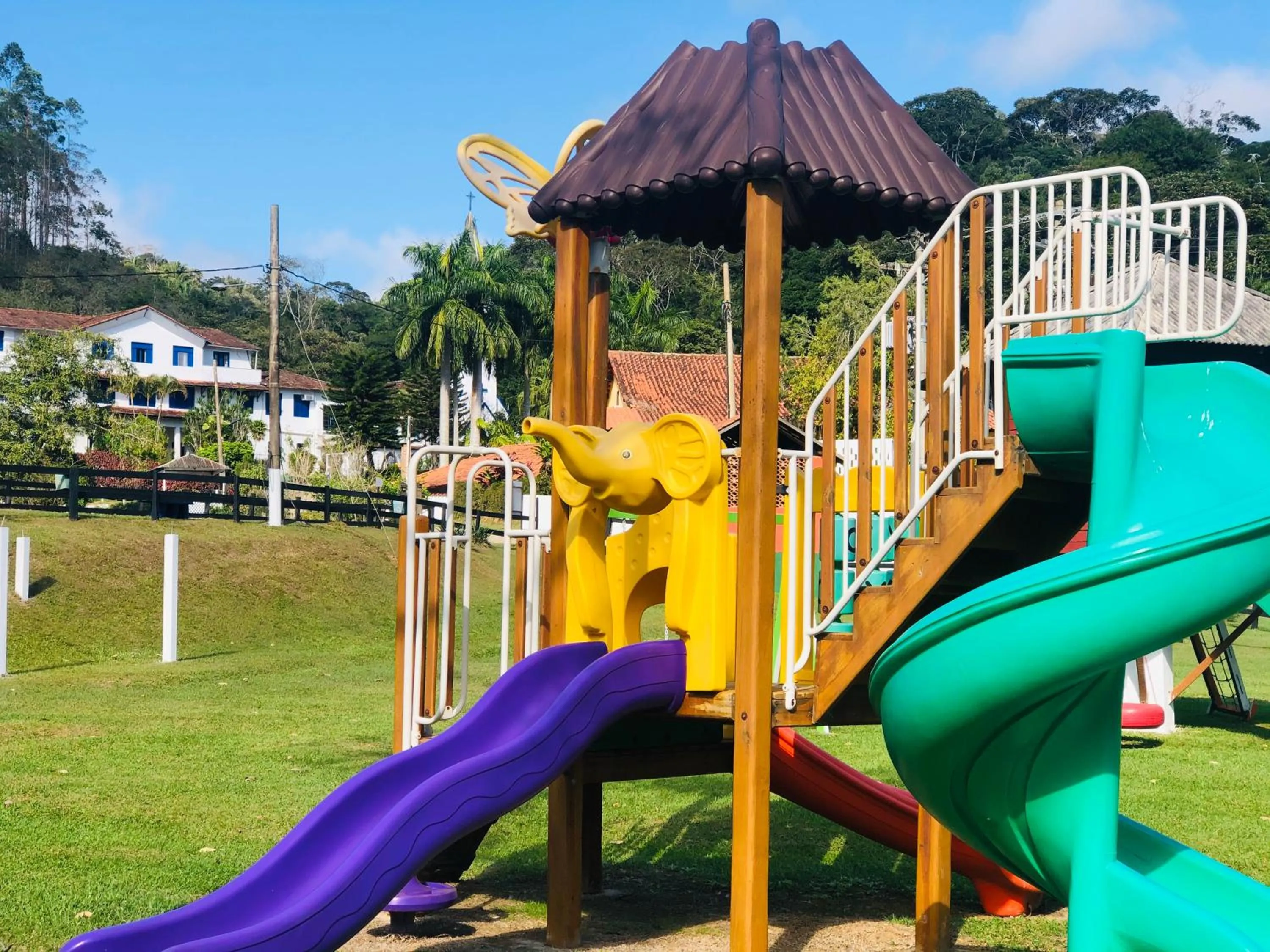 Children play ground in Hotel Fazenda Santa Barbara