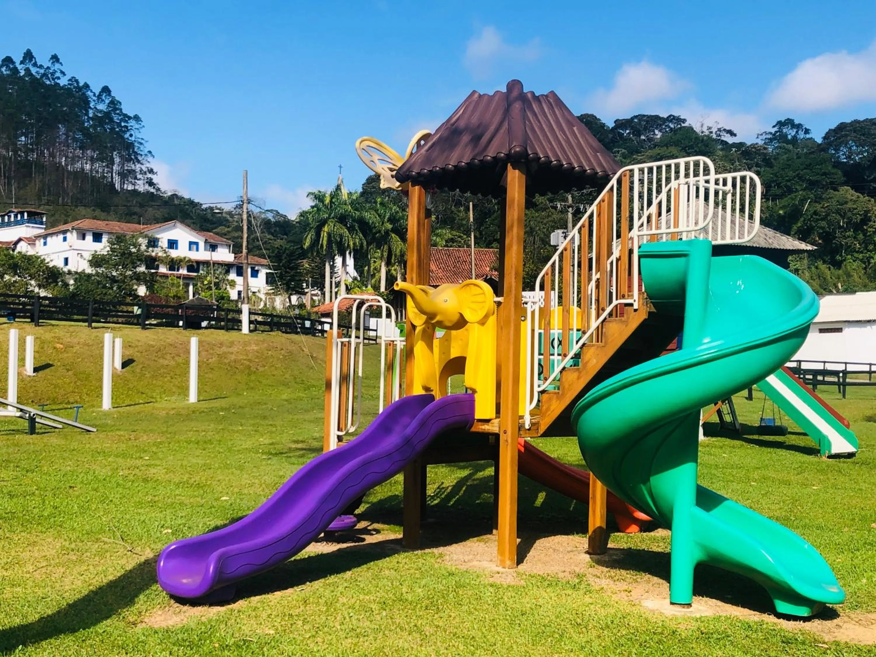 Children play ground in Hotel Fazenda Santa Barbara