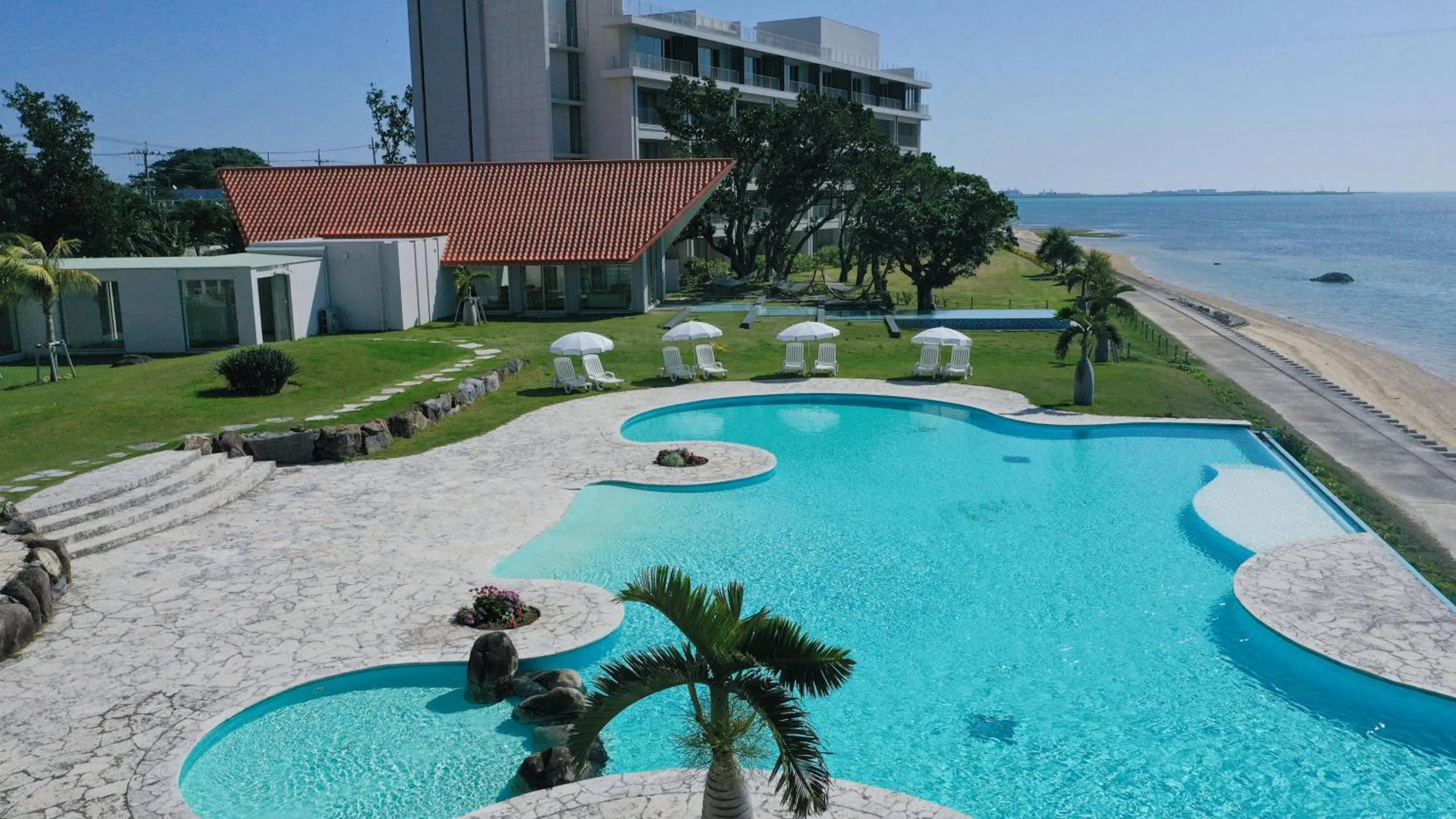 Bird's eye view in Beach Hotel Sunshine Ishigakijima