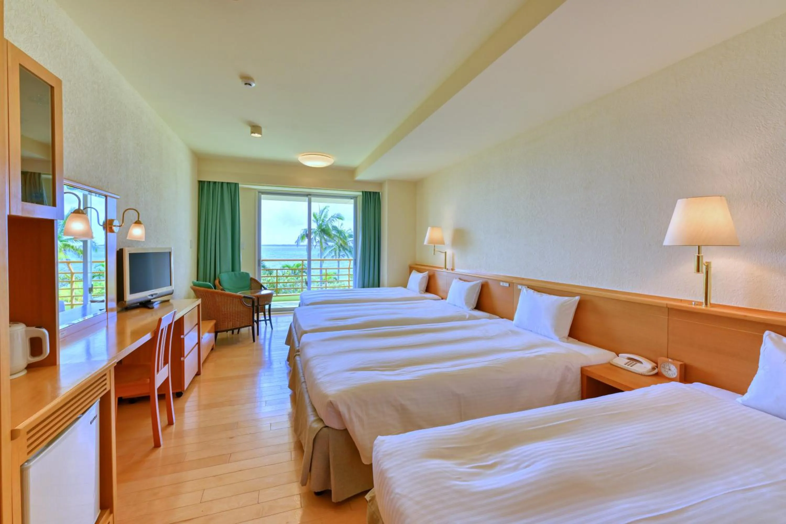 Bedroom, Bed in Beach Hotel Sunshine Ishigakijima