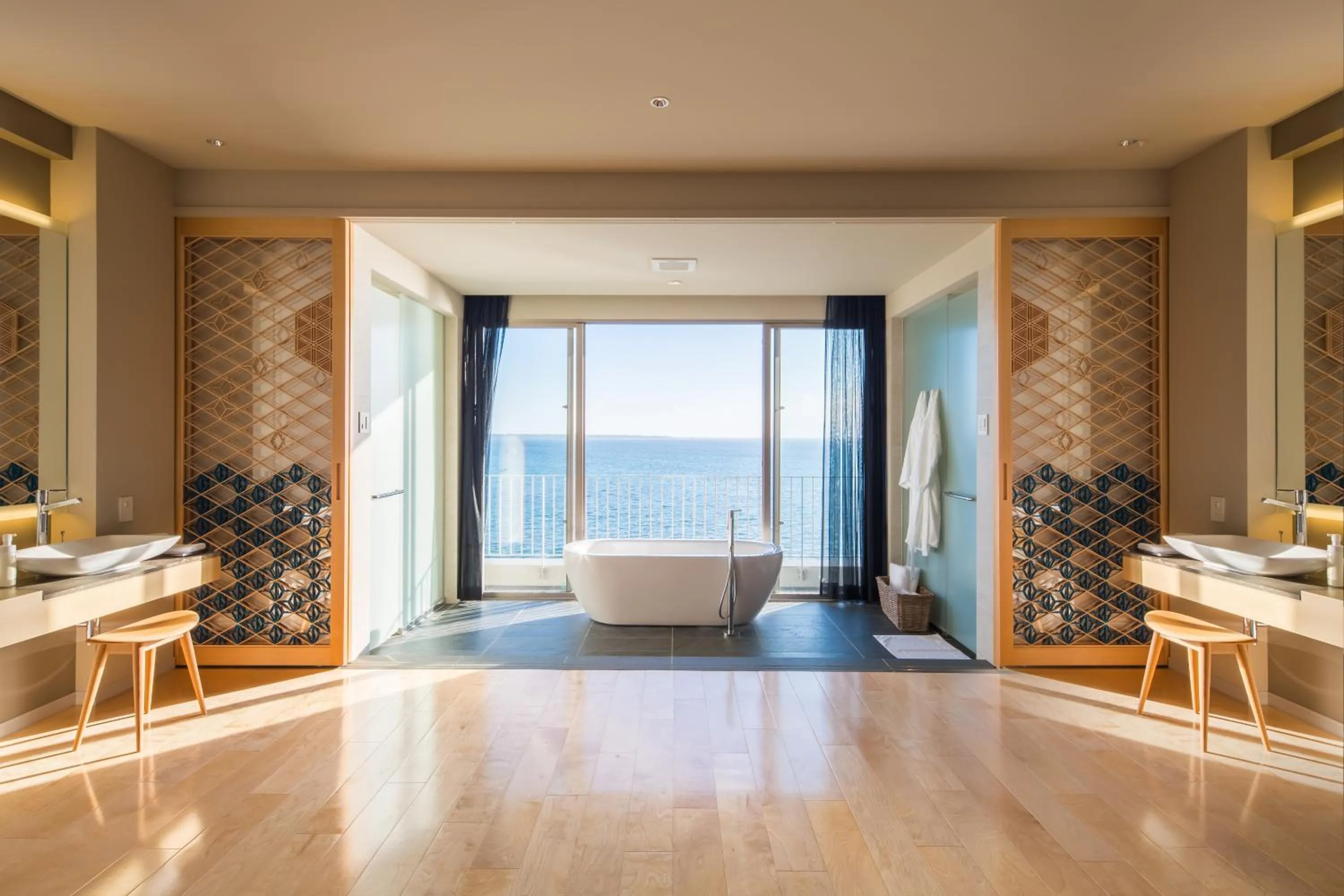 Sea view in Beach Hotel Sunshine Ishigakijima