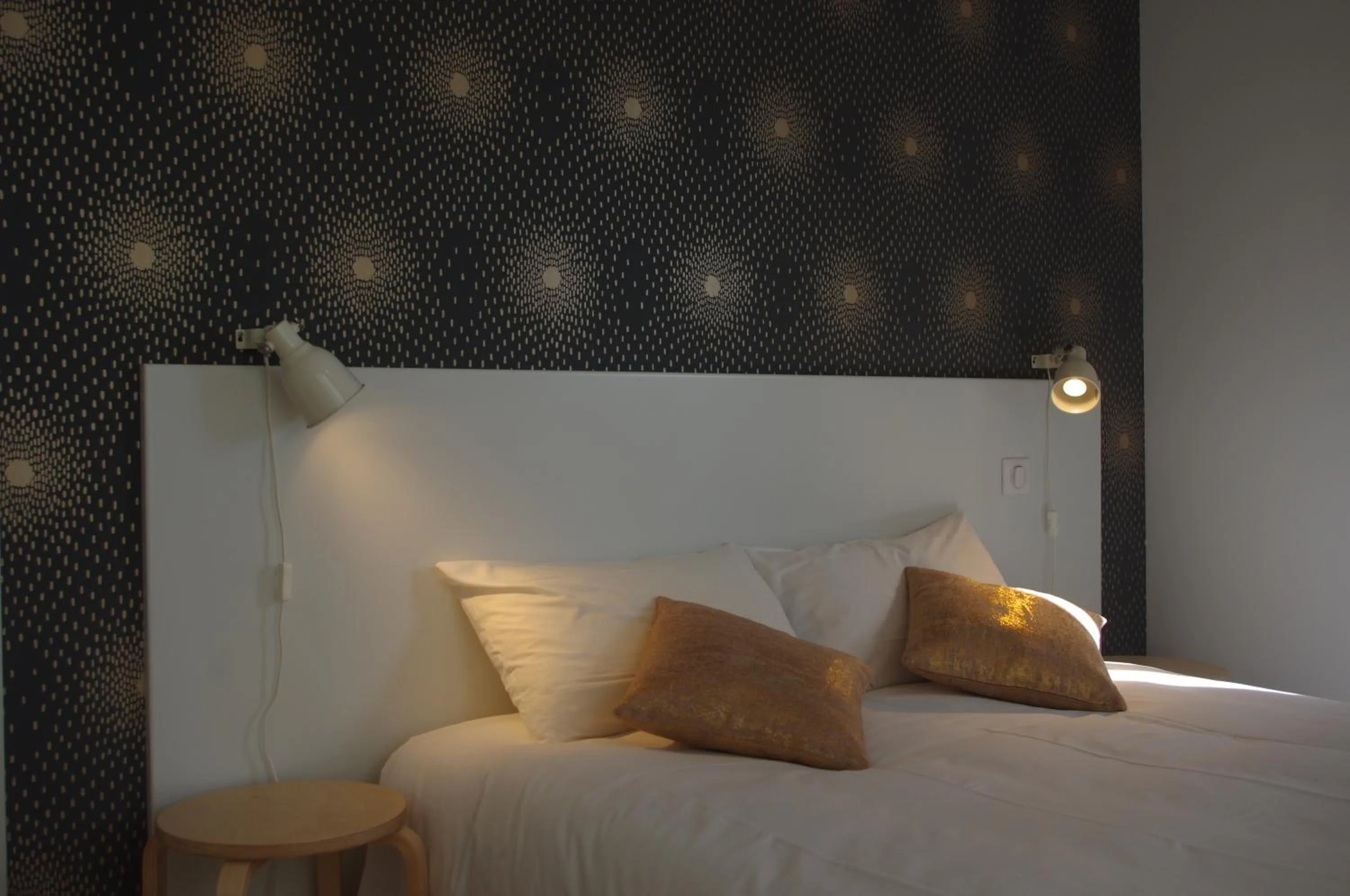 Bedroom, Bed in Hôtel Rapin