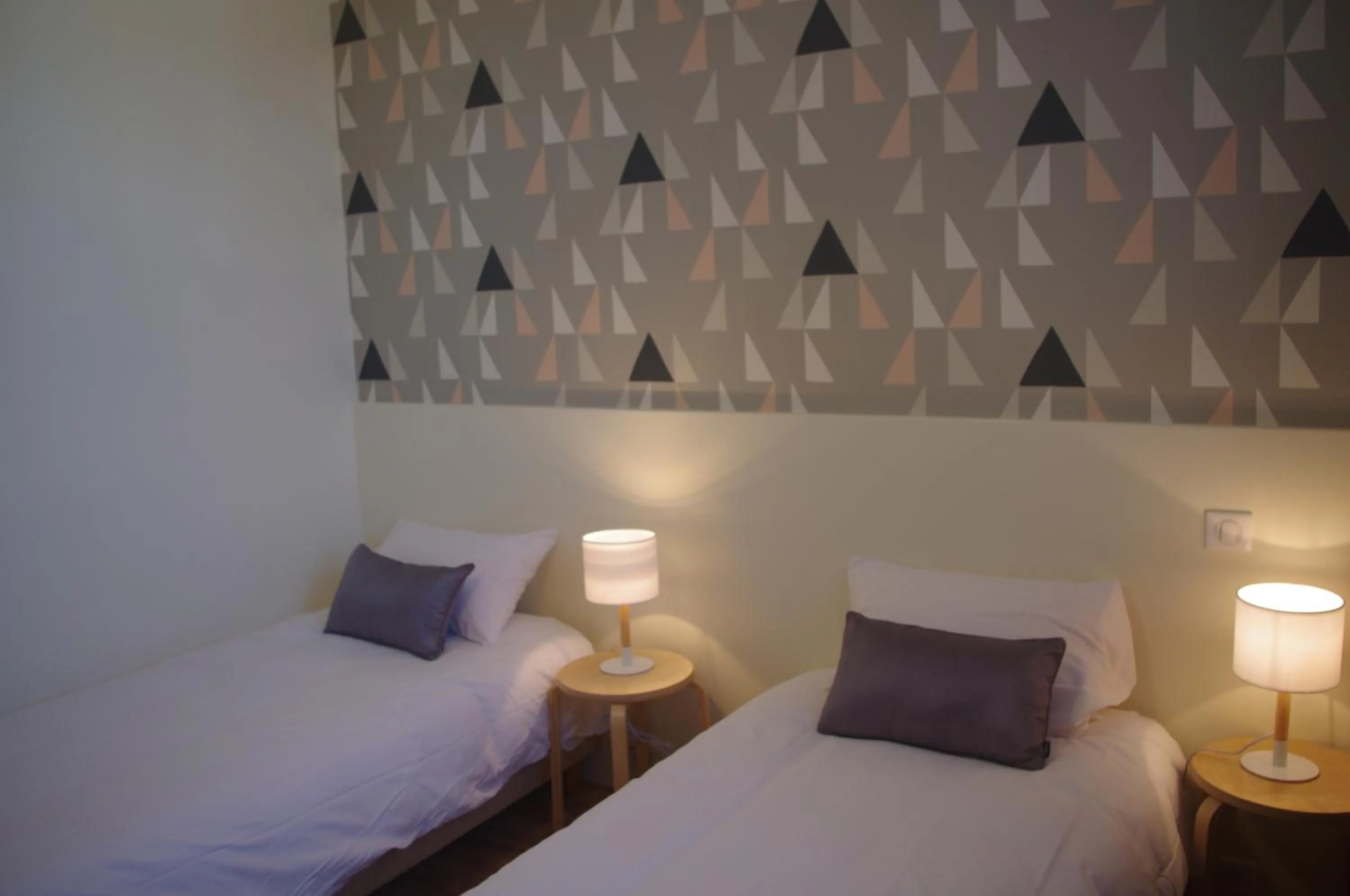 Bedroom, Bed in Hôtel Rapin