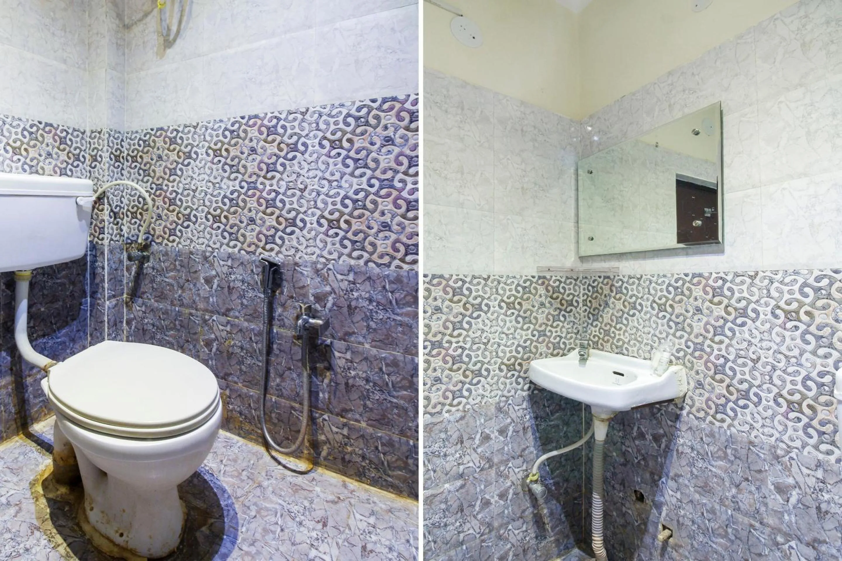 Bathroom in Hotel O Happy Guest House near LV Prasad eye Hospital